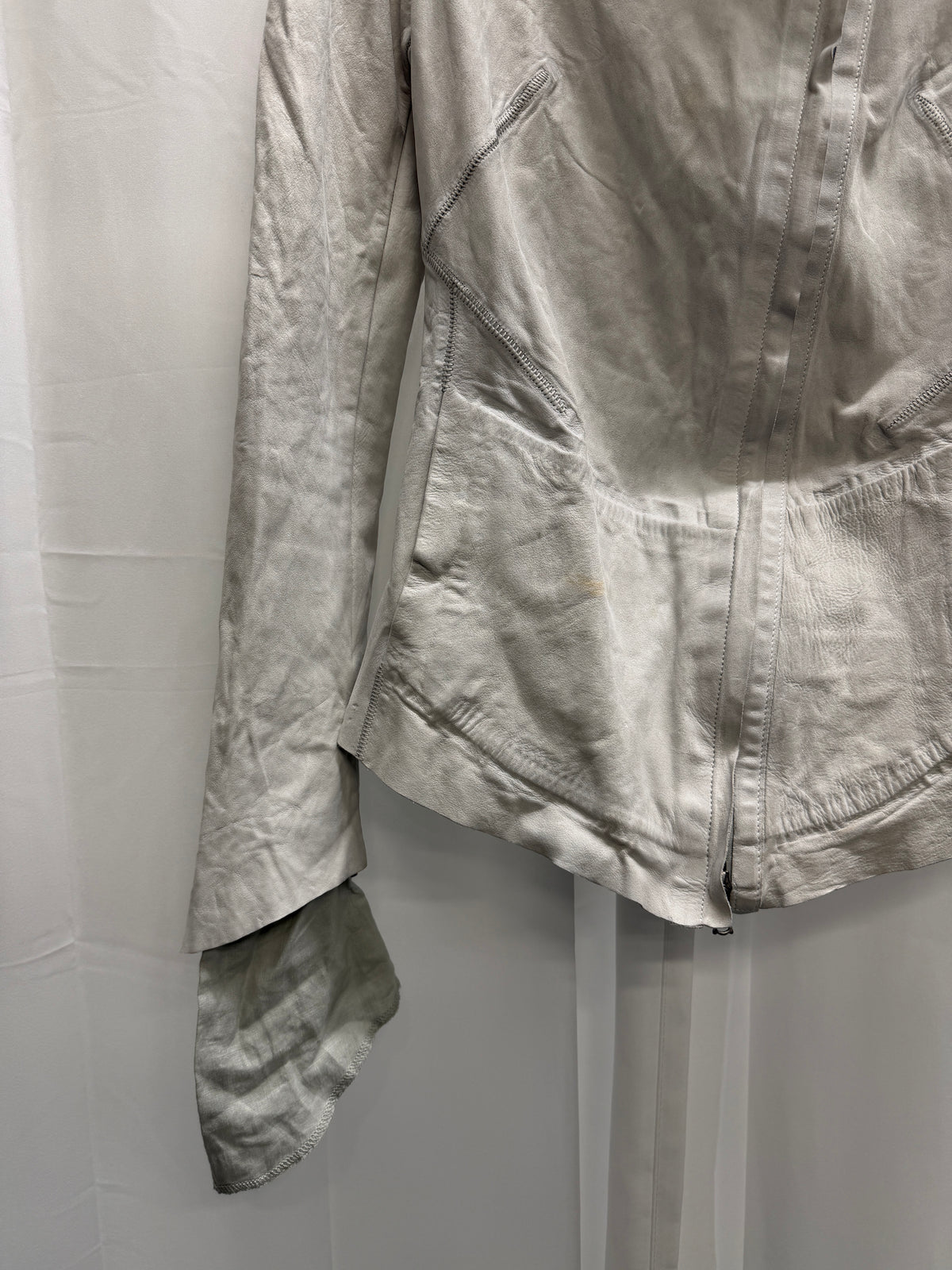 Isaac Sellam Spine Asymmetric Leather Jacket