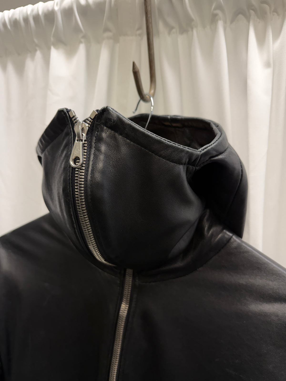 Vexed Generation 1990s Masked Leather Jacket (L)
