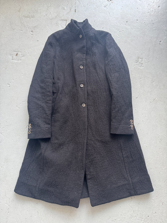 forme d’expression buttoned coat