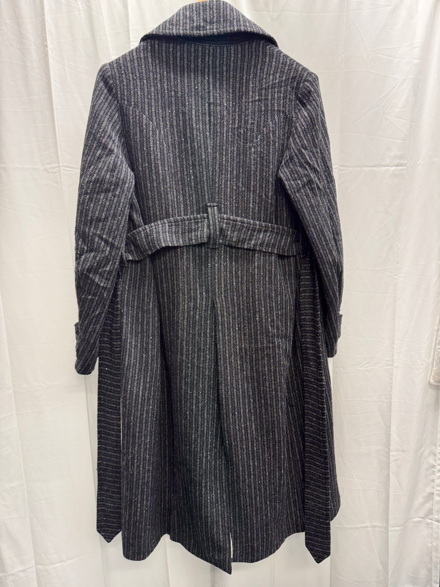 John Alexander Skelton CVIII Long Double Button High Neck Wool Coat