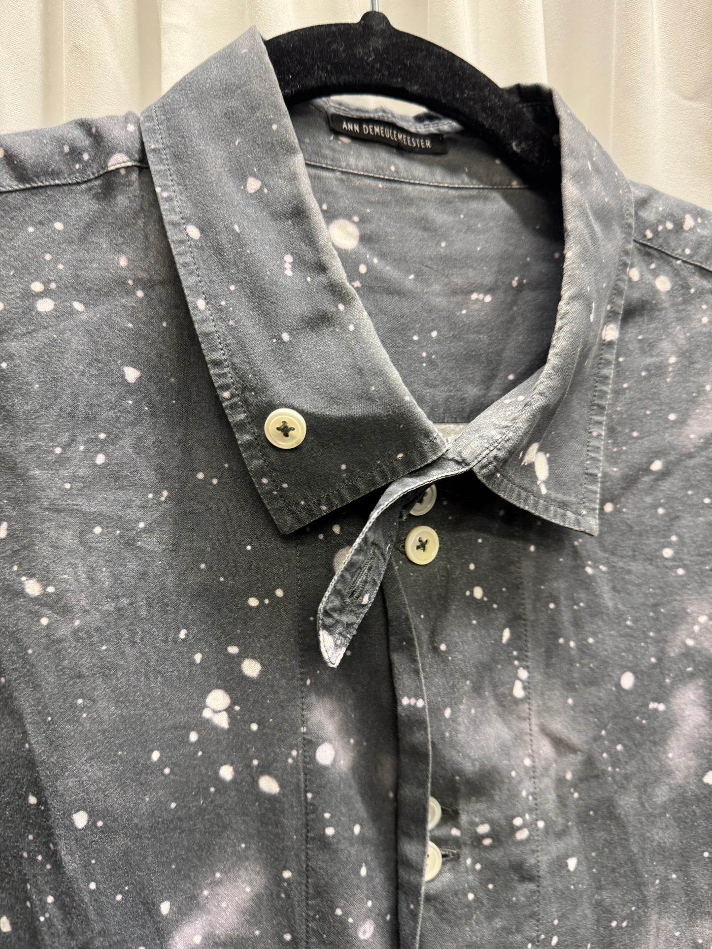 Ann Demeulemeester AW11 Snow Print Celestial Shirt