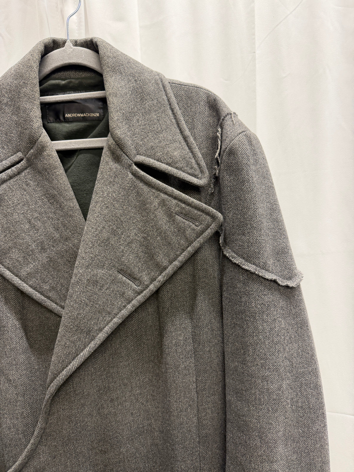 Andrew Mackenzie 2000s Armour Cross Front Closure Coat (M)