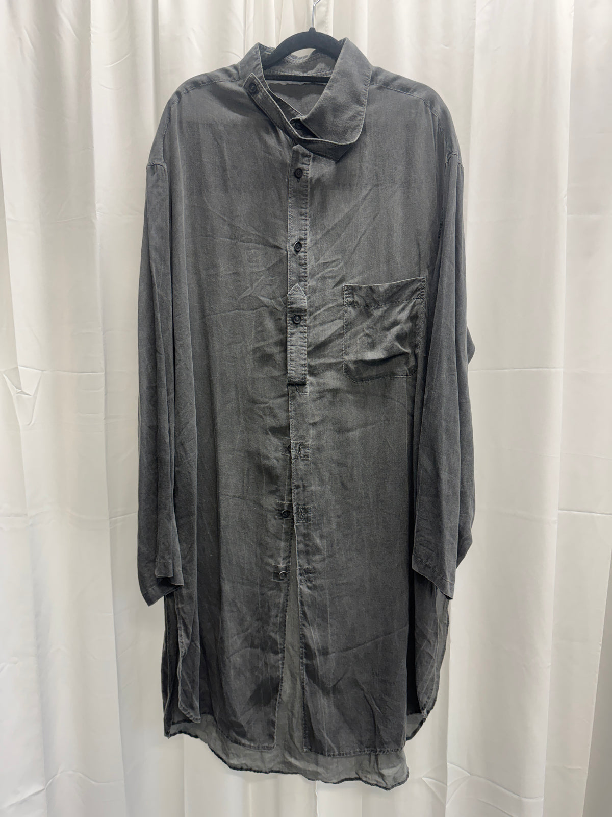 Yohji Yamamoto Pour Homme Cellulose Half Collar Overshirt