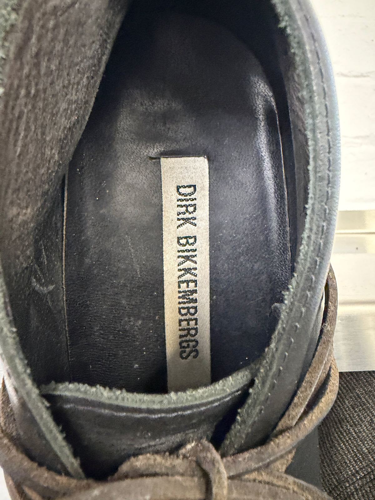 Dirk Bikkembergs Bungee Lace Wrap Leather Derby