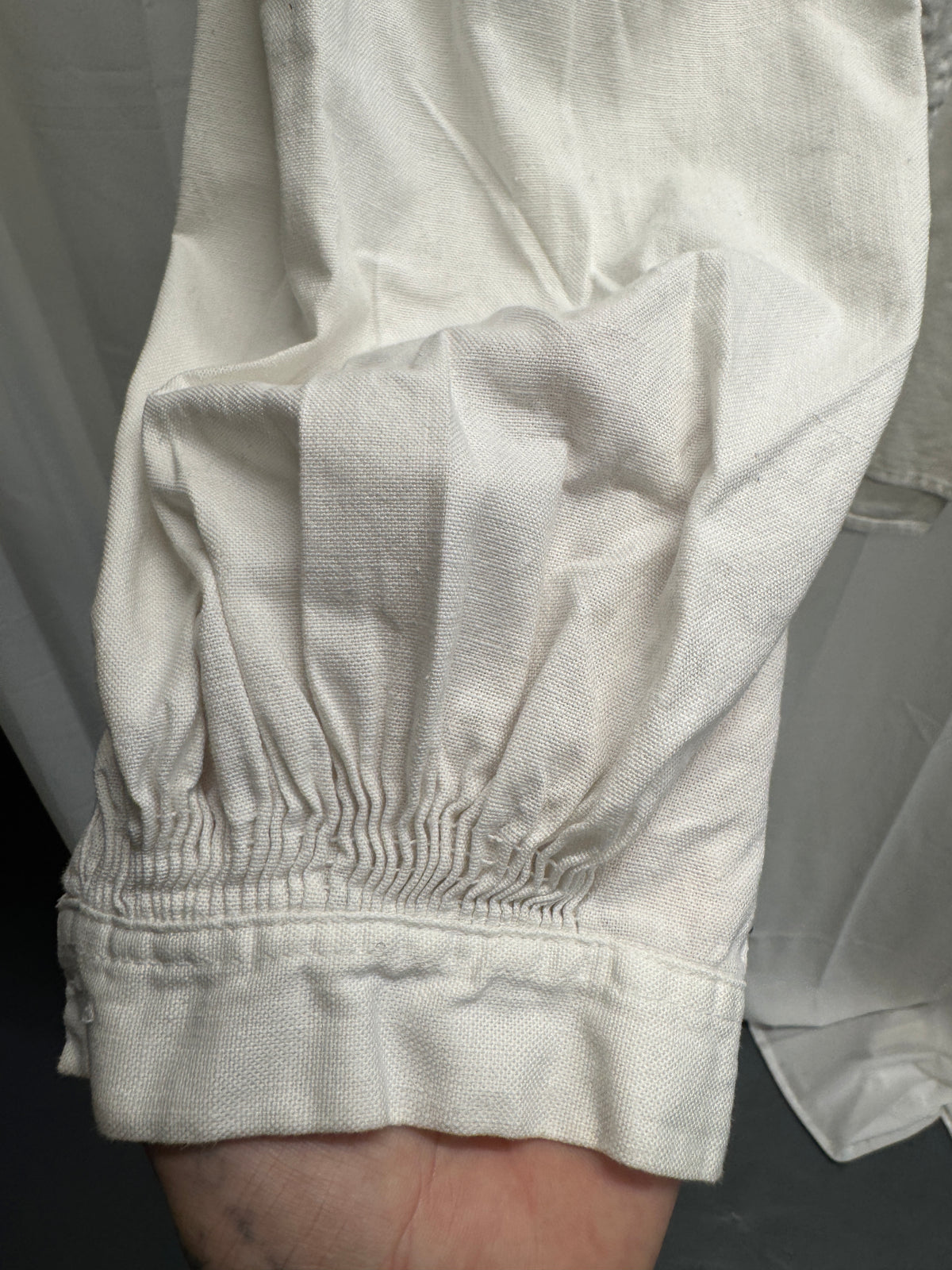 1930s Eastern European Folk Shirt — Intricate Pleated & Gathered Construction