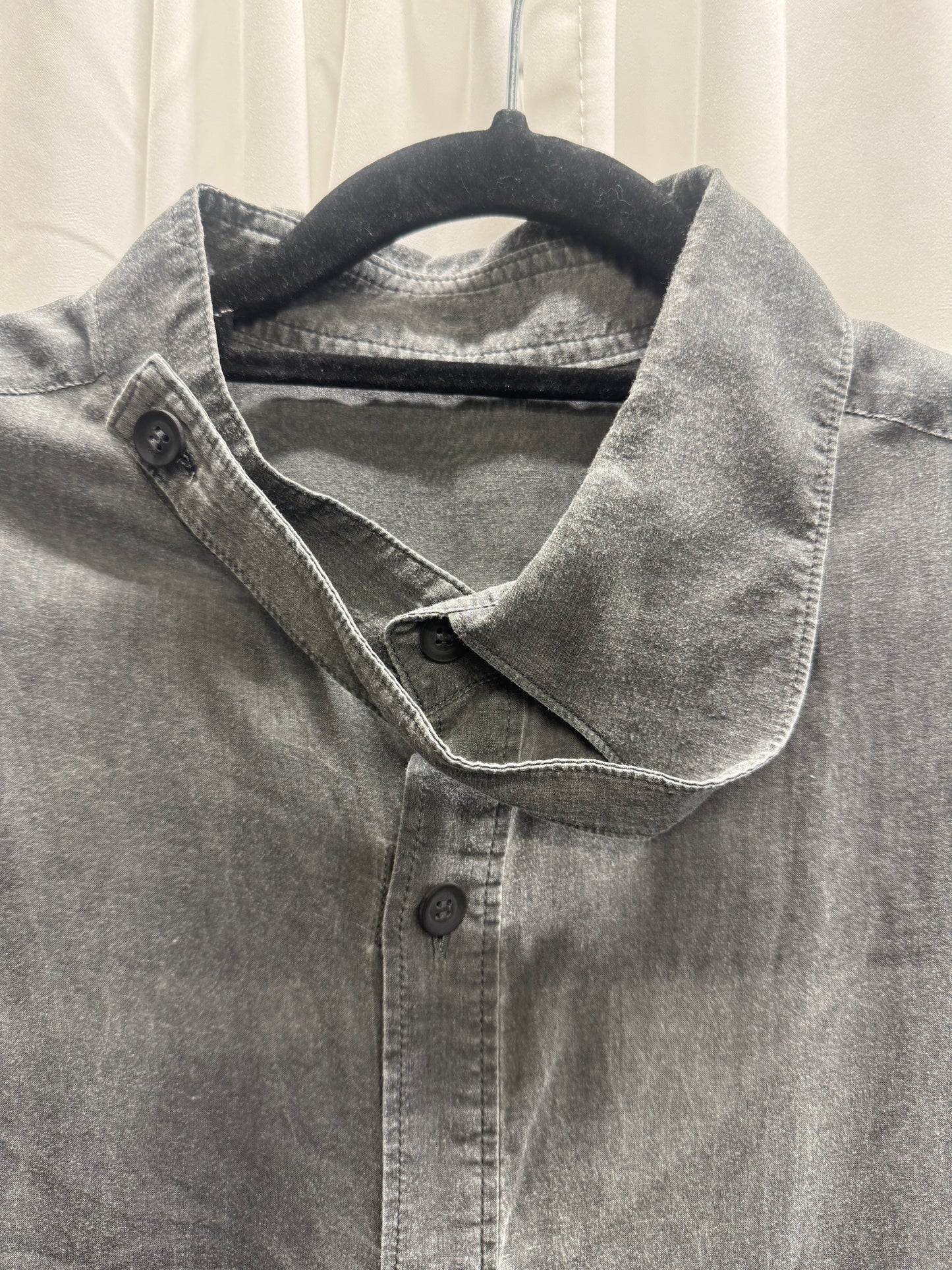 Yohji Yamamoto Pour Homme Cellulose Half Collar Overshirt