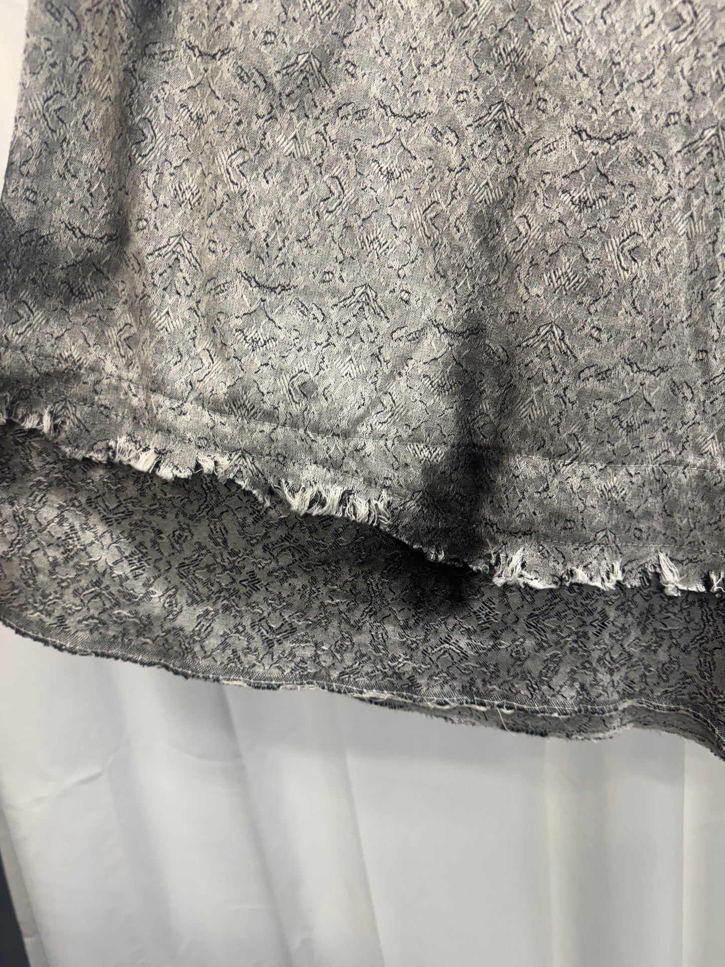 TT Shohei Takamiya Leather + Cotton skeleton layered trousers