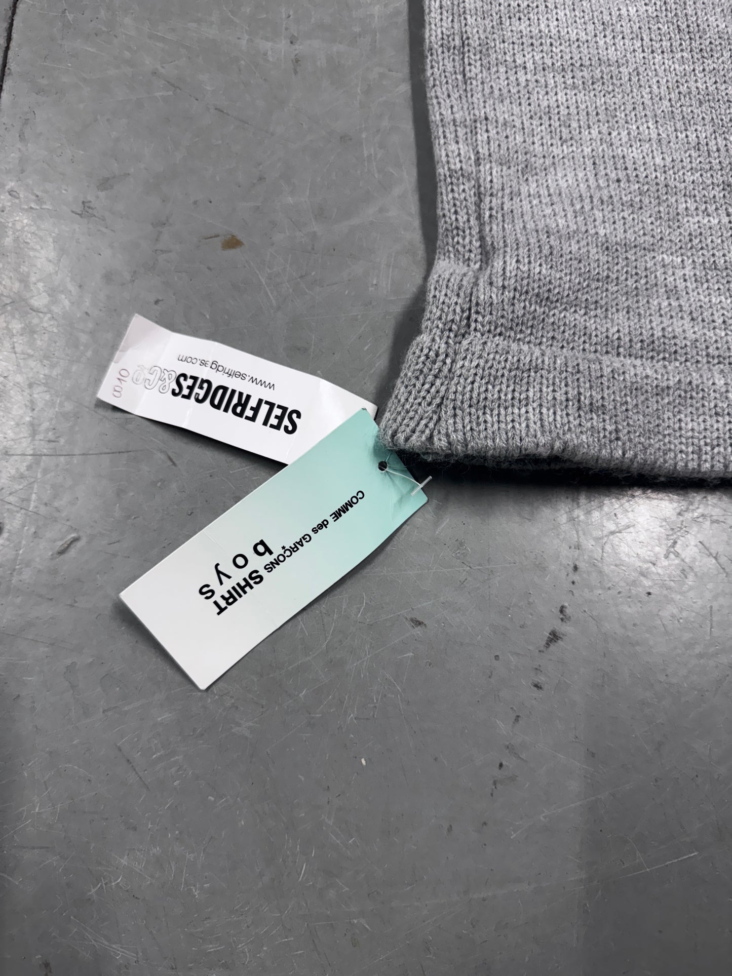 Comme Des Garcons Shirt Scottish Wool Extended Beanie