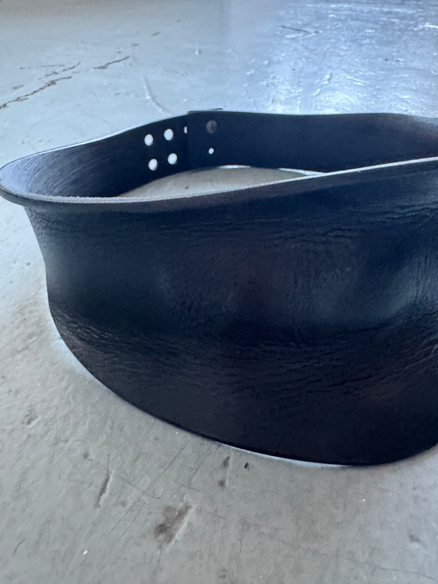 rick owens ss14 moulded leather visor cap