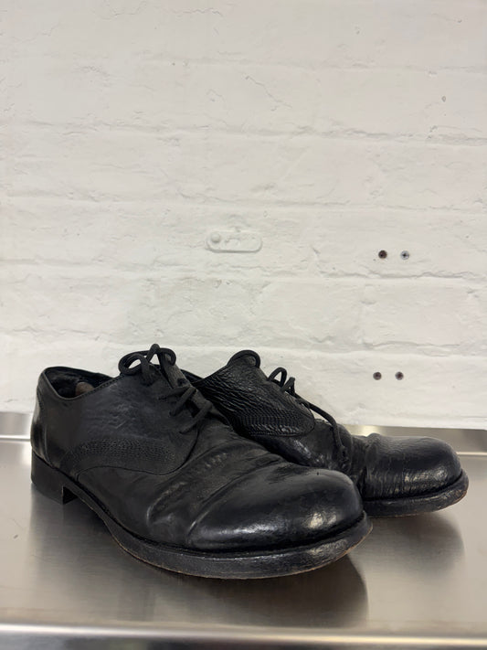 The Last Conspiracy Textured Horse Leather Derby