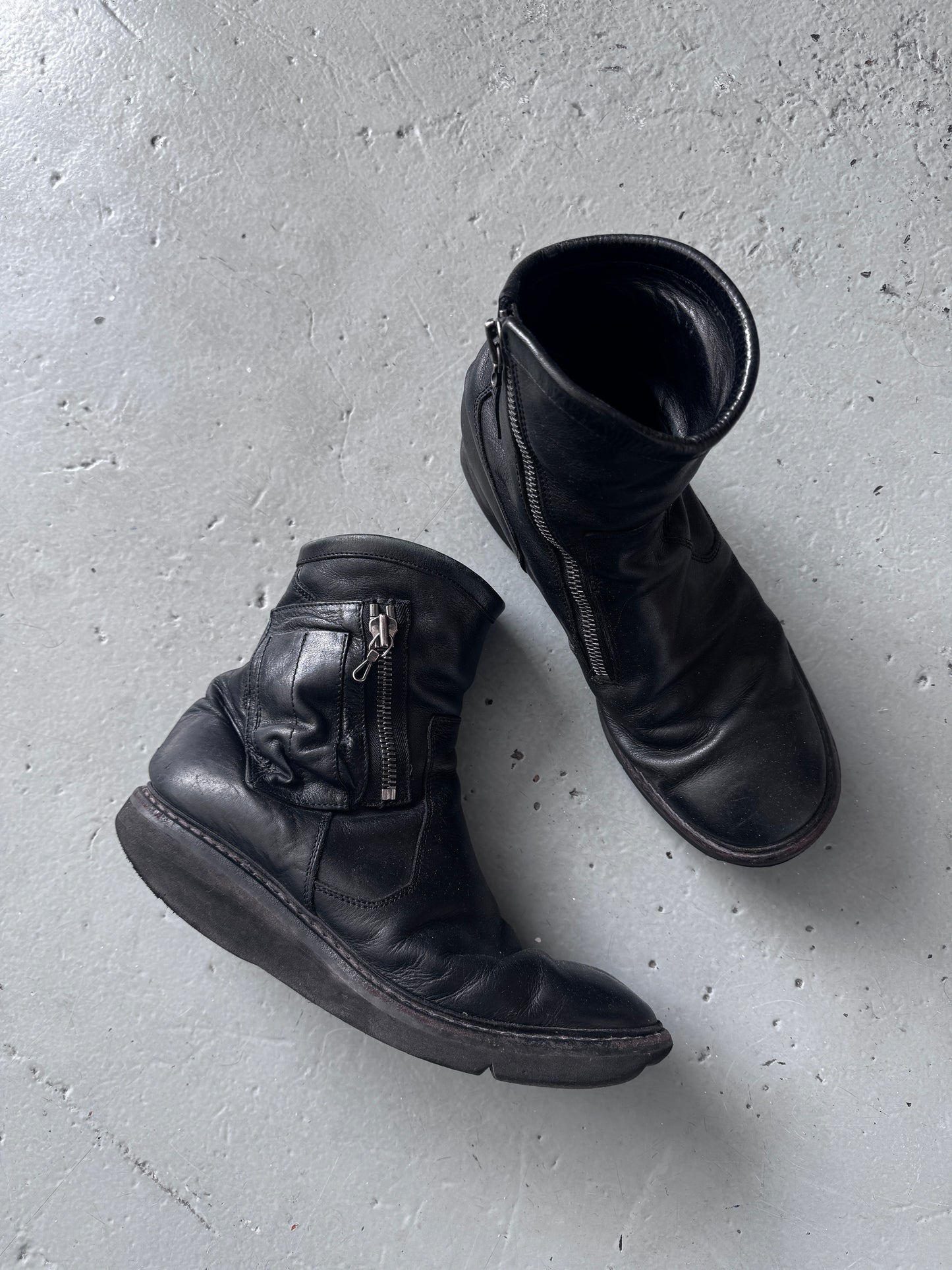 Julius Utility Pocket Side Zip Boot