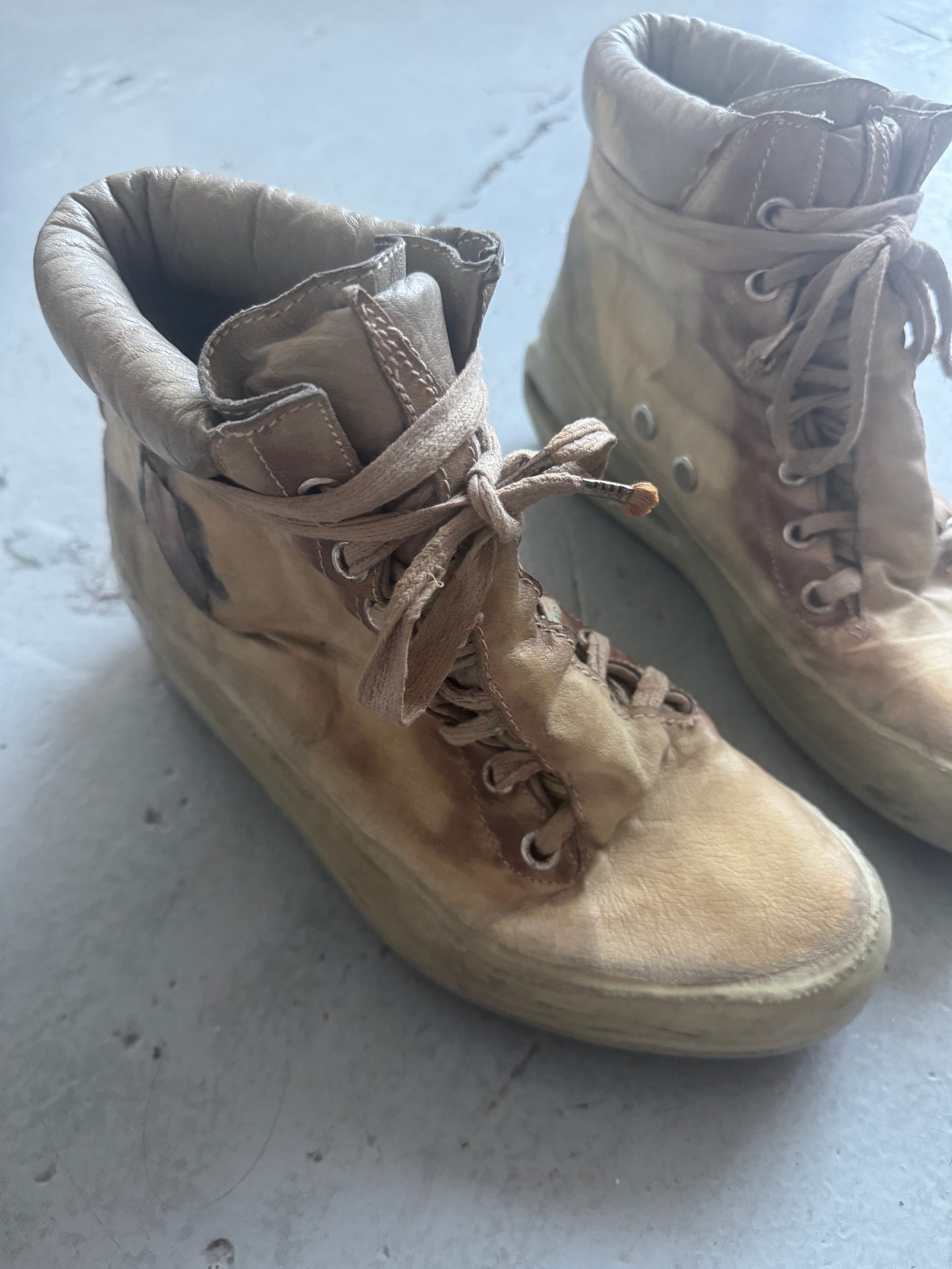 carol christian poell u sole kangaroo prosthetic drip sneaker