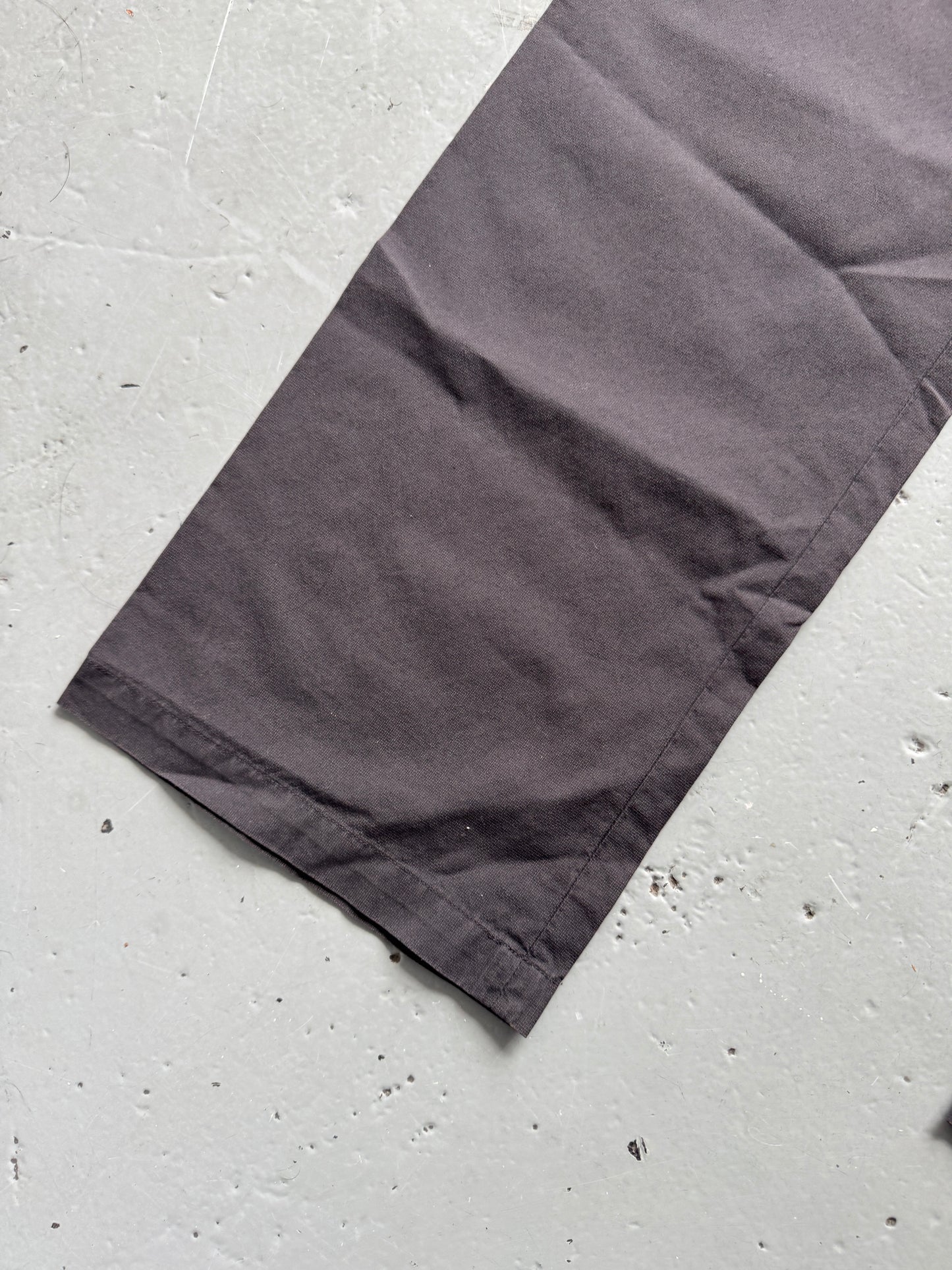 martin margiela no waistband canvas trouser