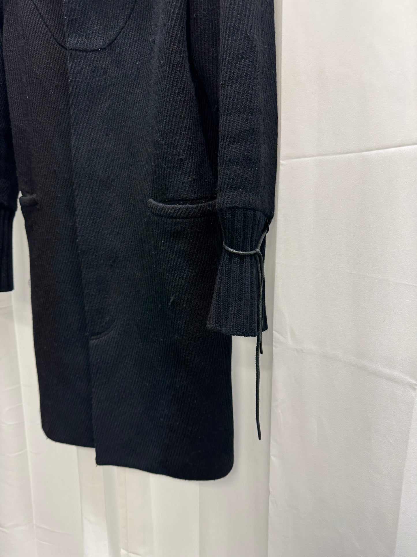 Undercover AW07 Runway Wool & Felt Sculpted Raglan Coat