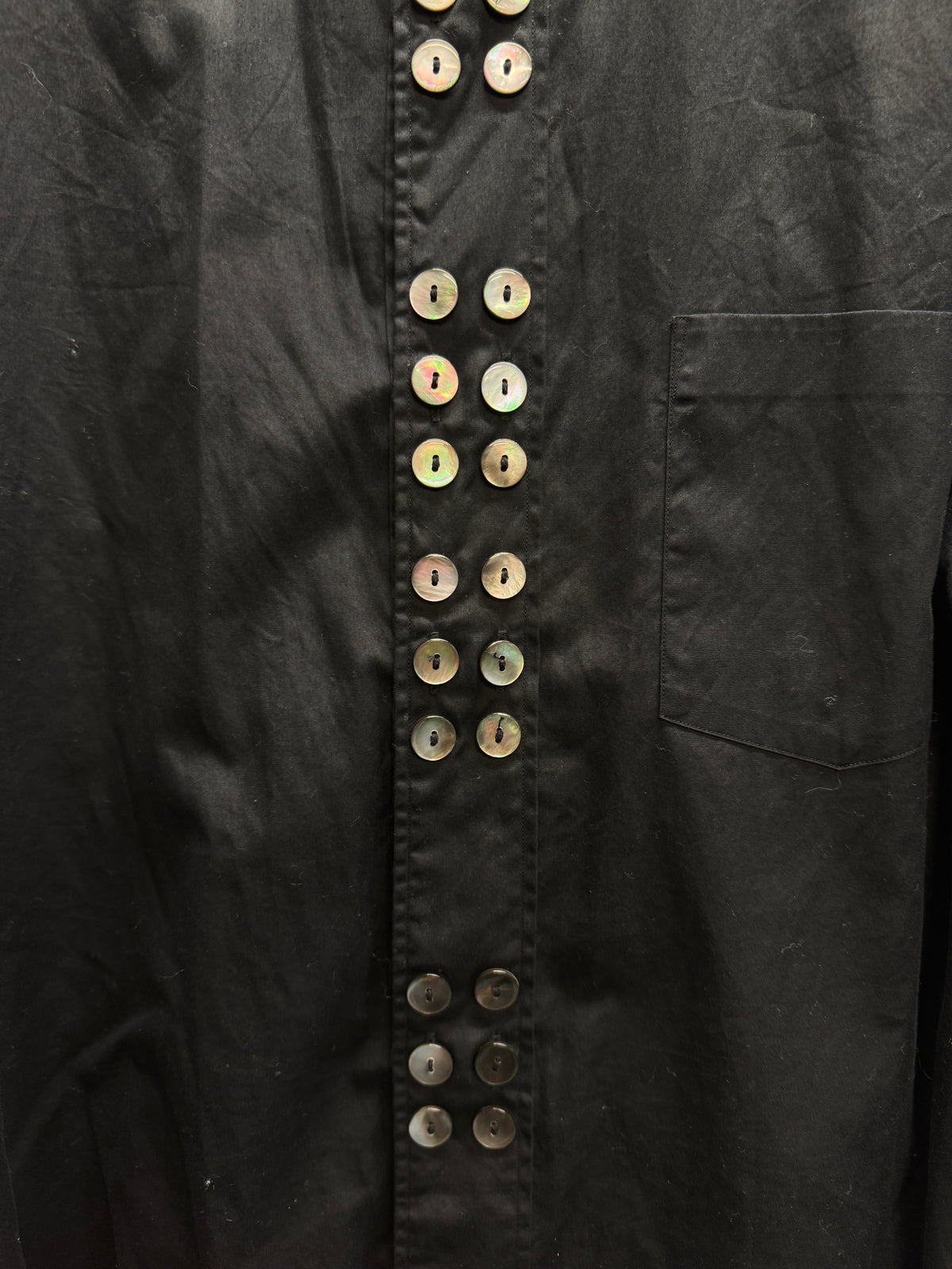 COMME des GARÇONS HOMME PLUS SS15 Army of Peace Multi-Button Shirt