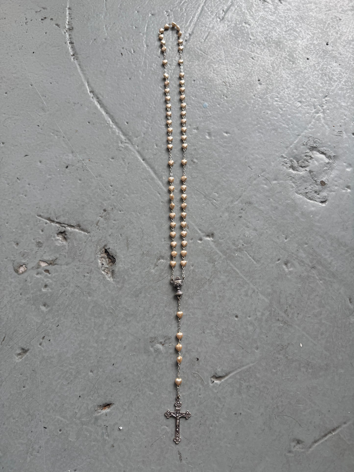 antique rosary necklace