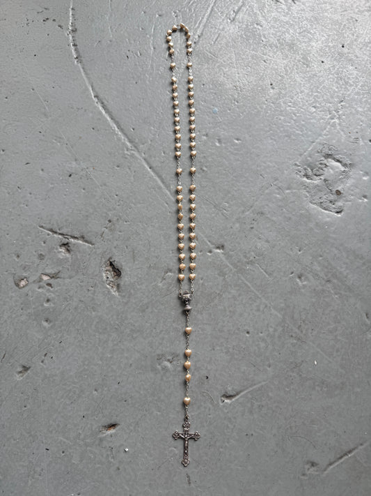 antique rosary necklace