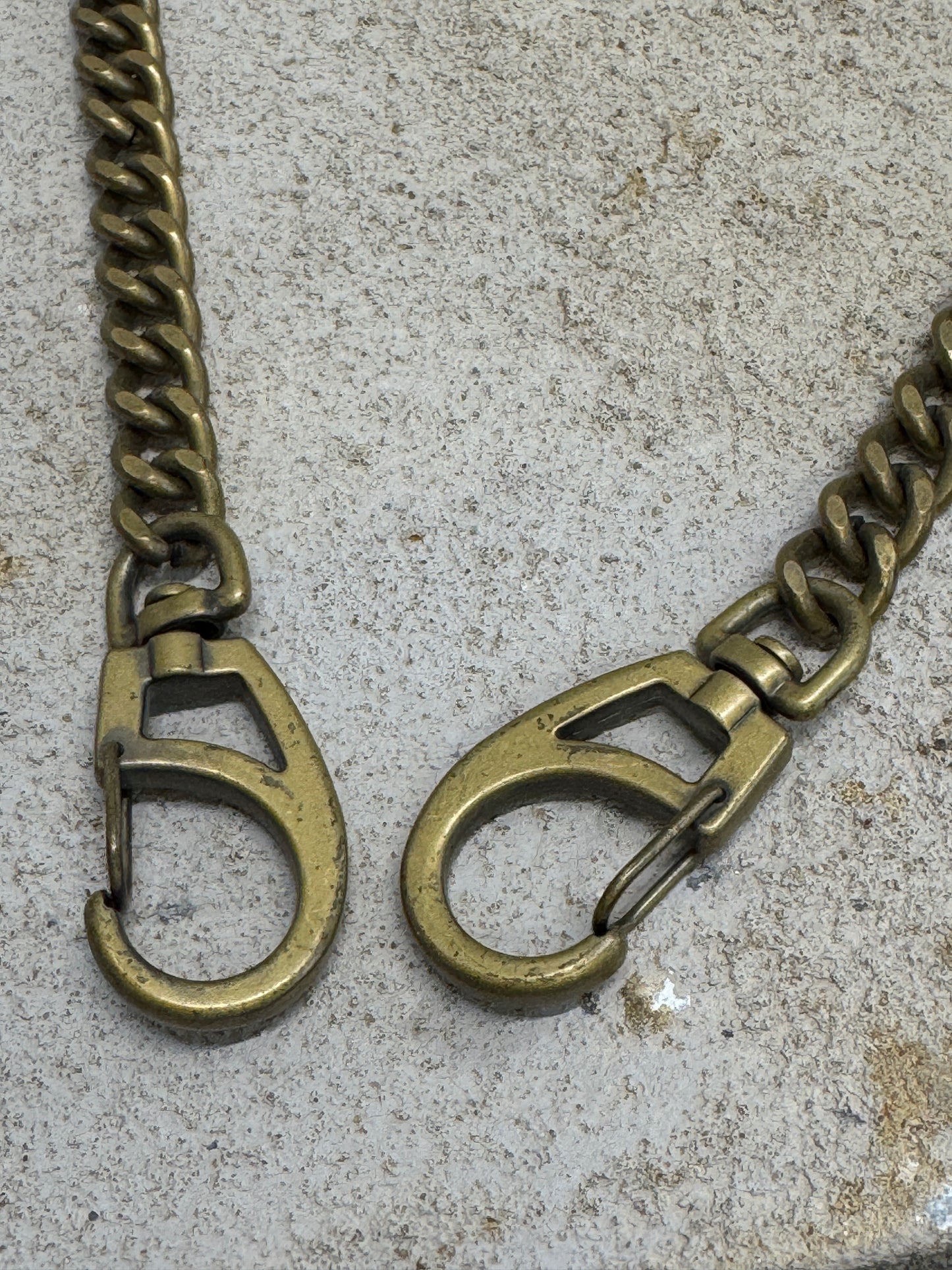 vintage diesel pill case belt chain