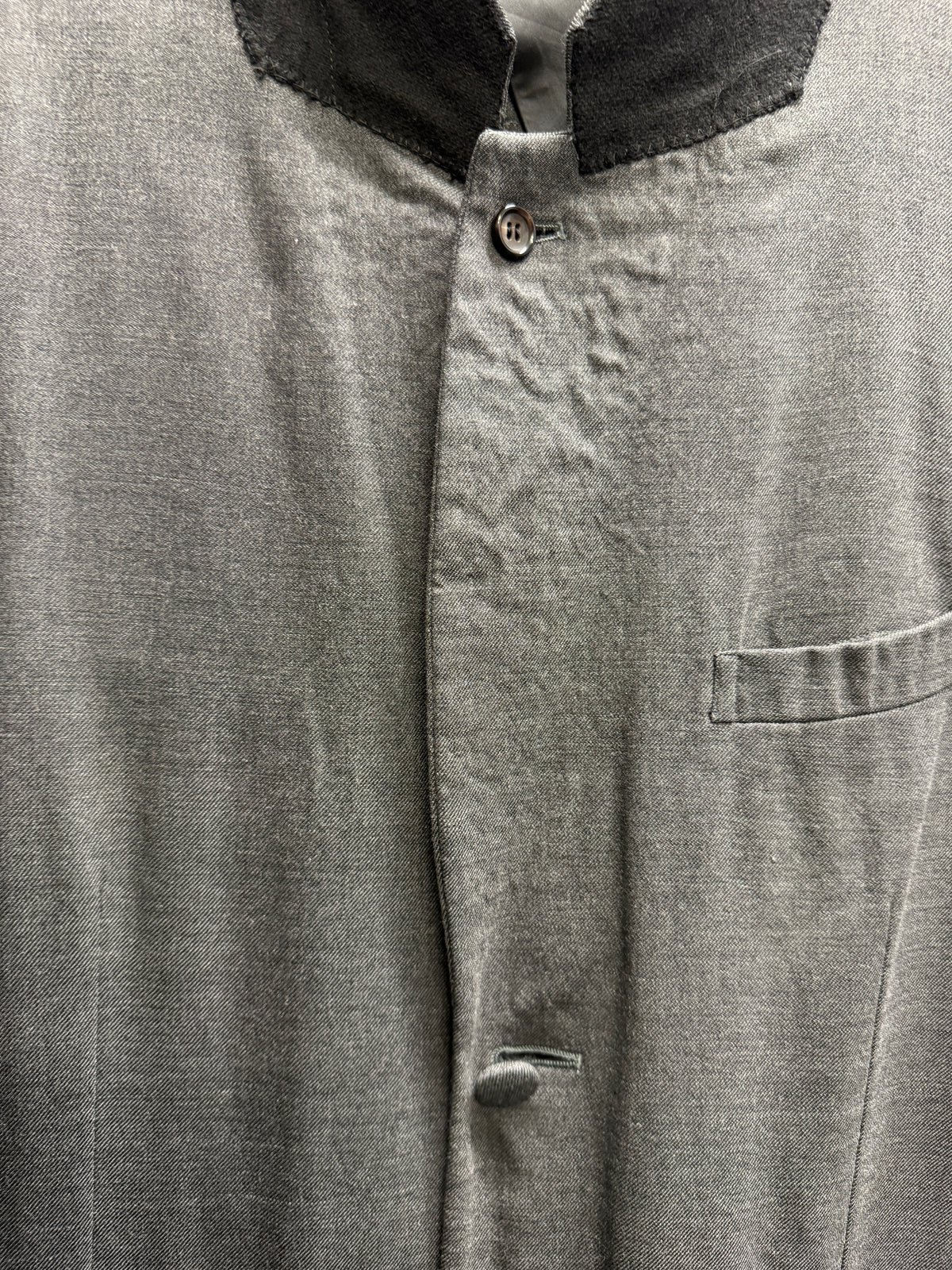 Comme des Garçons Homme Plus SS08 “Super Imposition” Long Asymmetric Tailored Coat