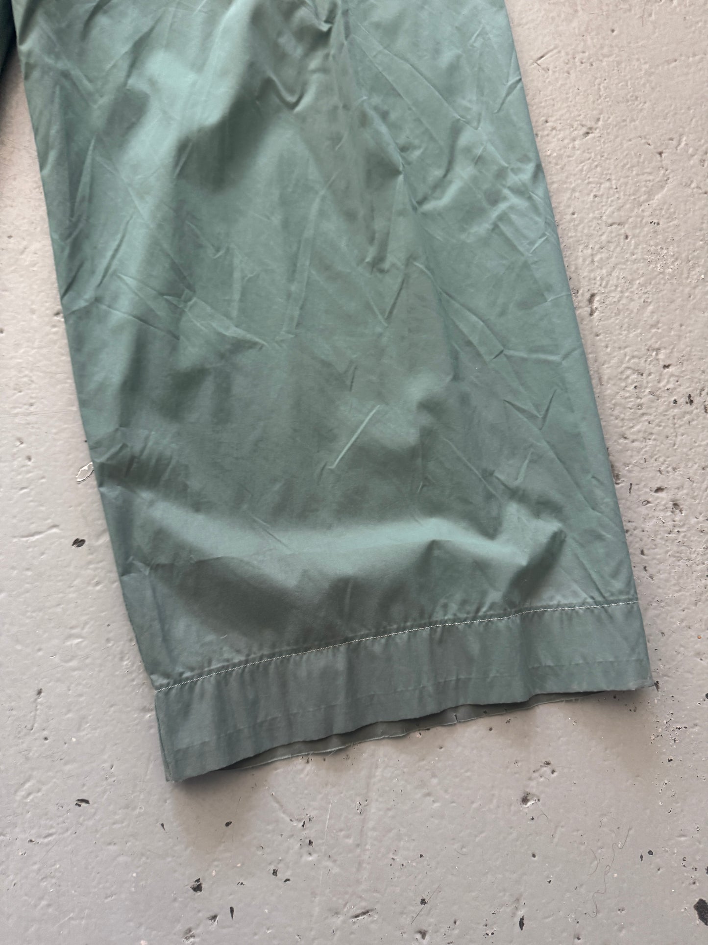 raf simons ss97 wide leg elastic trouser