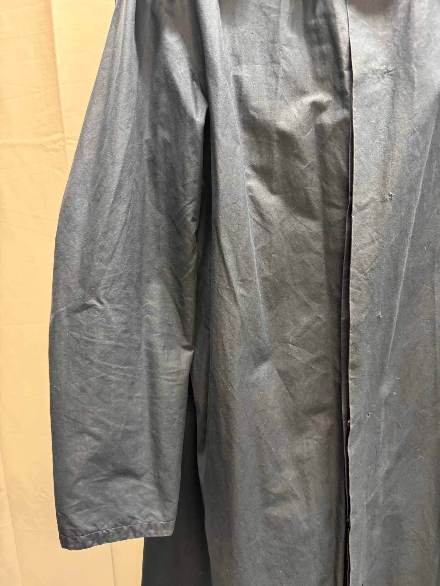 m.a+ waxed one piece hooded mac coat