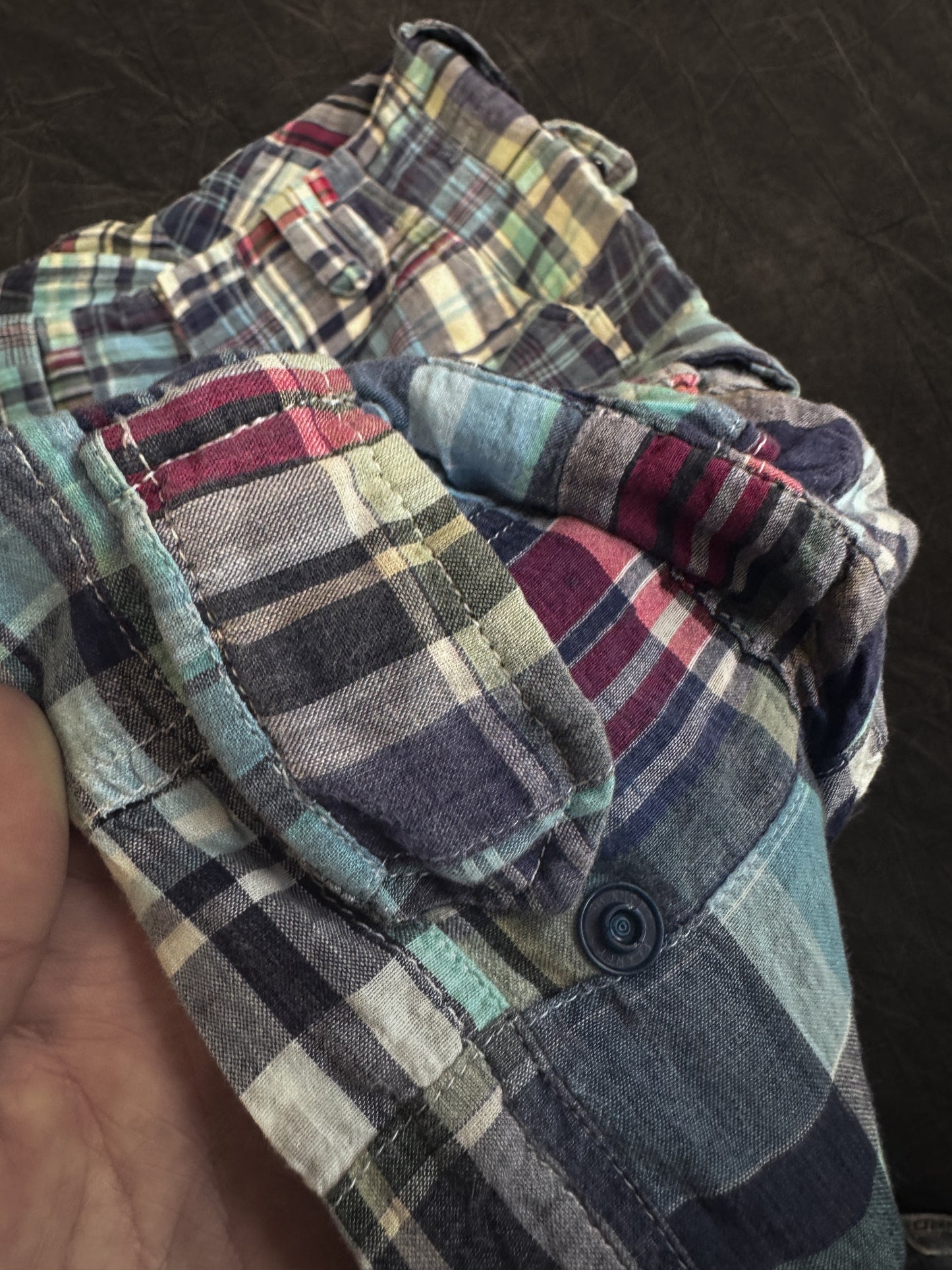 Taishi Nobukuni Patchwork Shorts