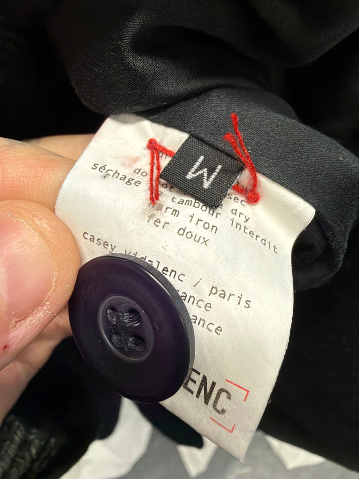 Casey Vidalenc / Casey Casey, c.2003–07 Wool Stand Collar Coat