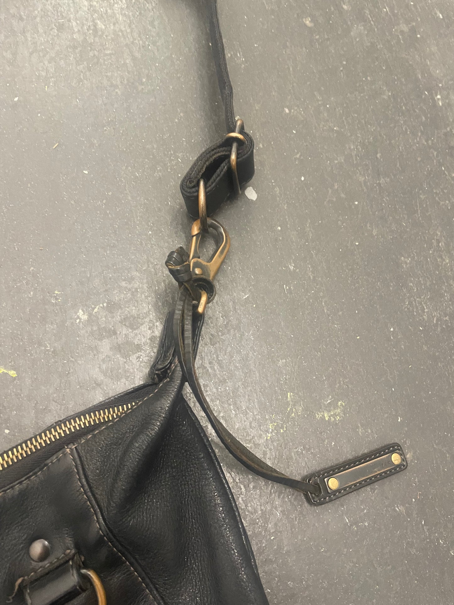 ZER Leather Buckle Bag