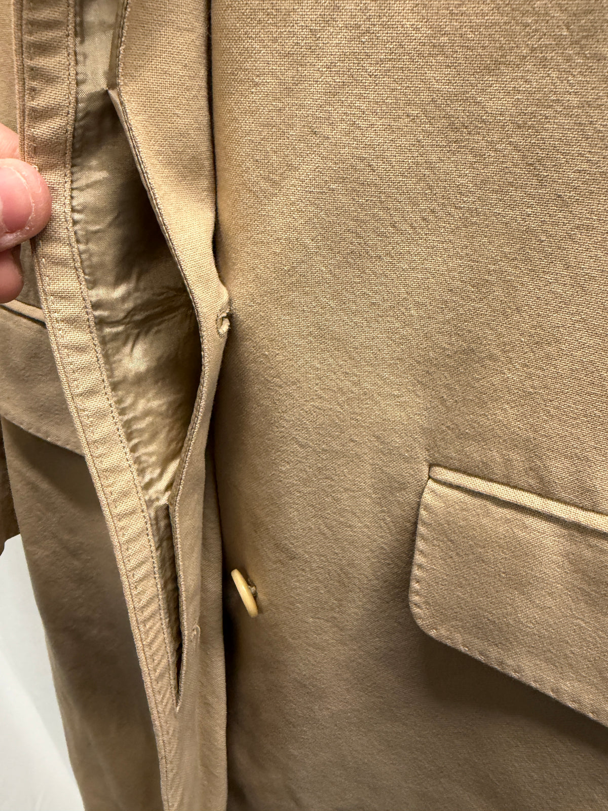 Helmut Lang 1990s Minimalist Longline Cotton Jacket
