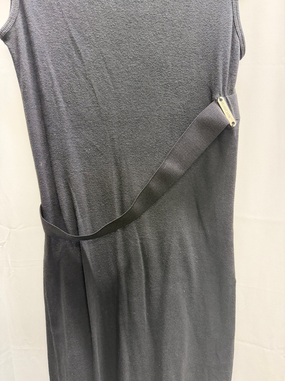 Helmut Lang SS98 Bondage Strap Ribbed Sleeveless Dress (M)