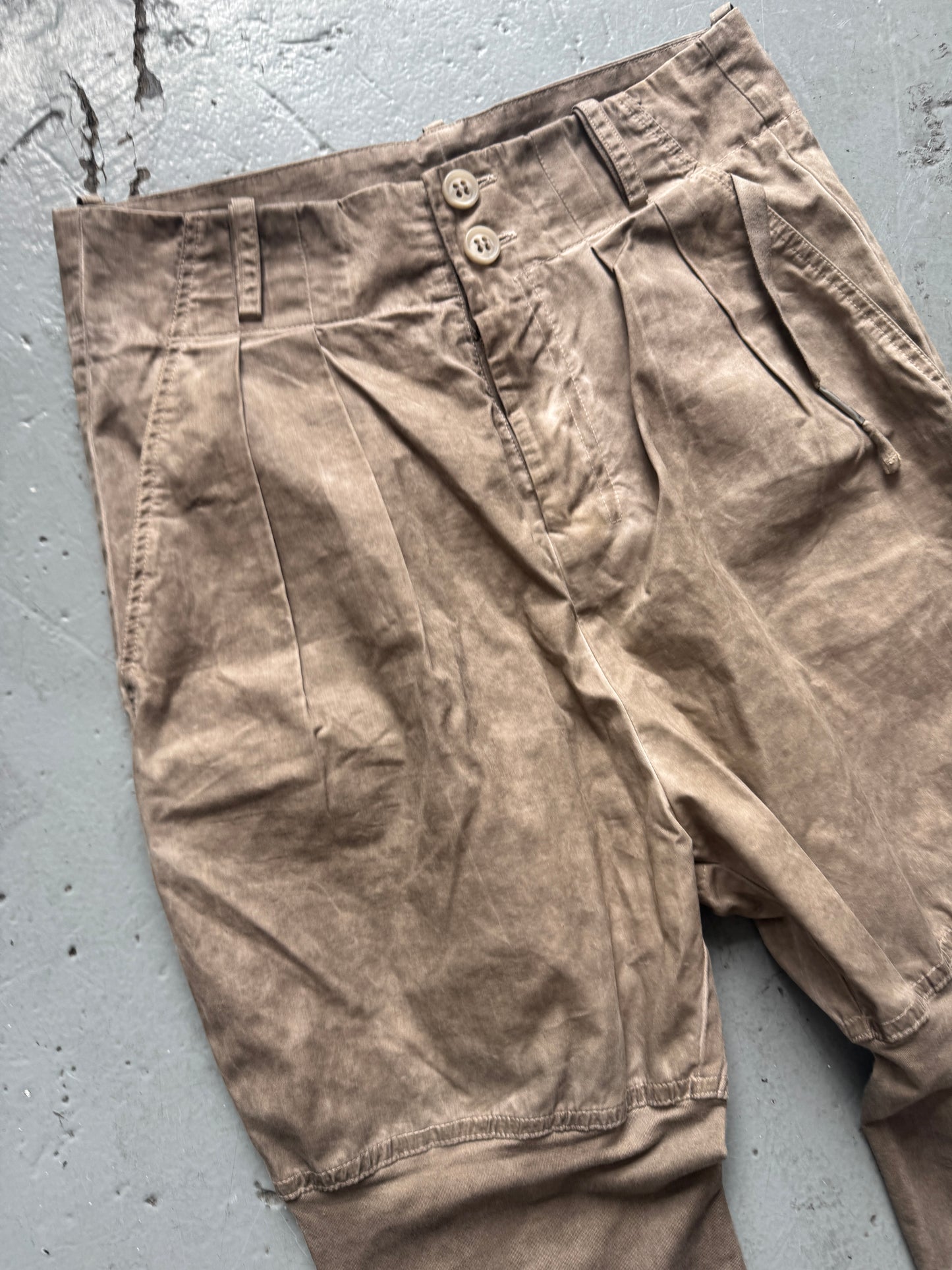 damir doma jersey knee detail trouser