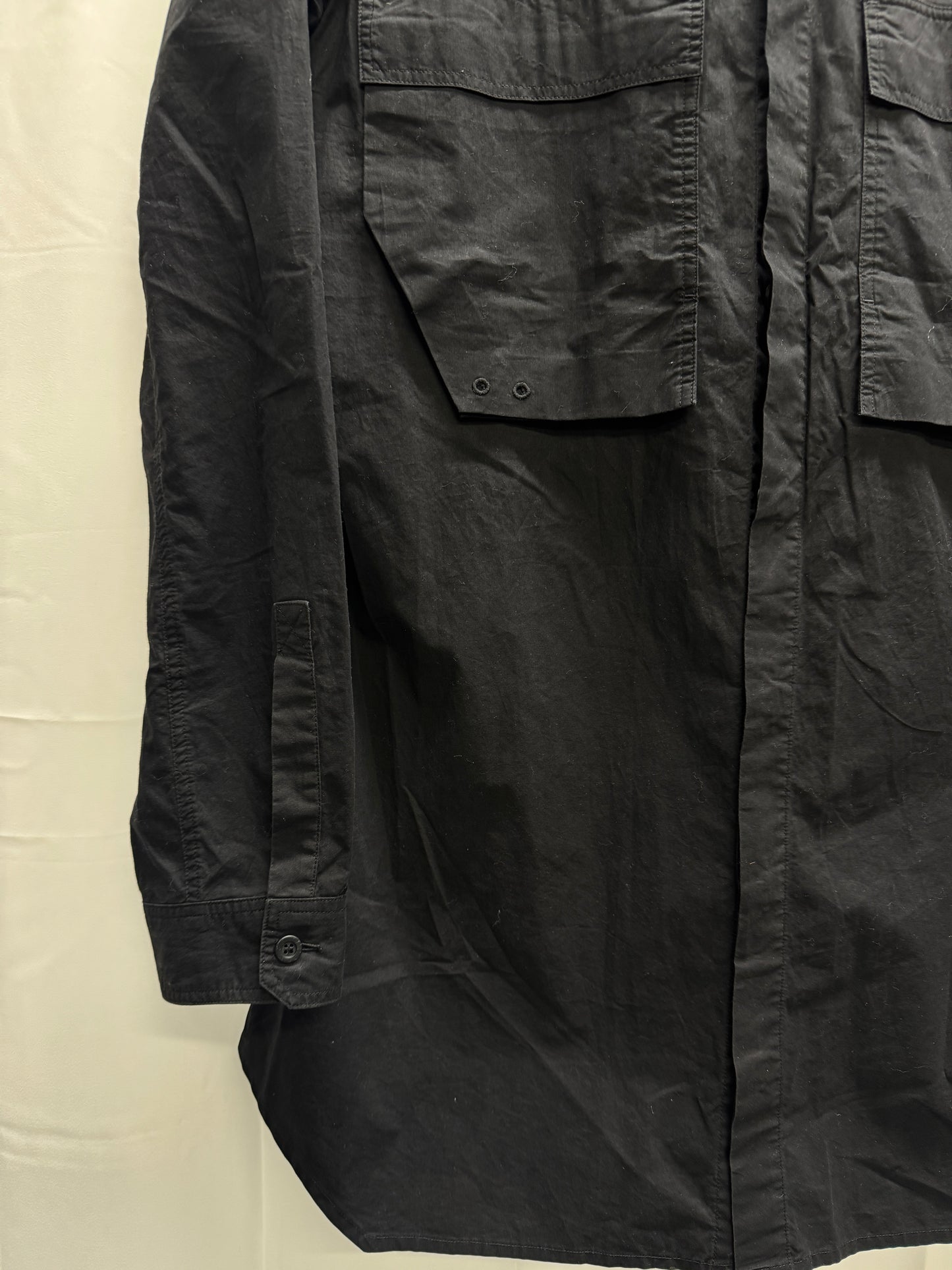 Rick Owens AW16 Mastodon Elongated Military Shirt