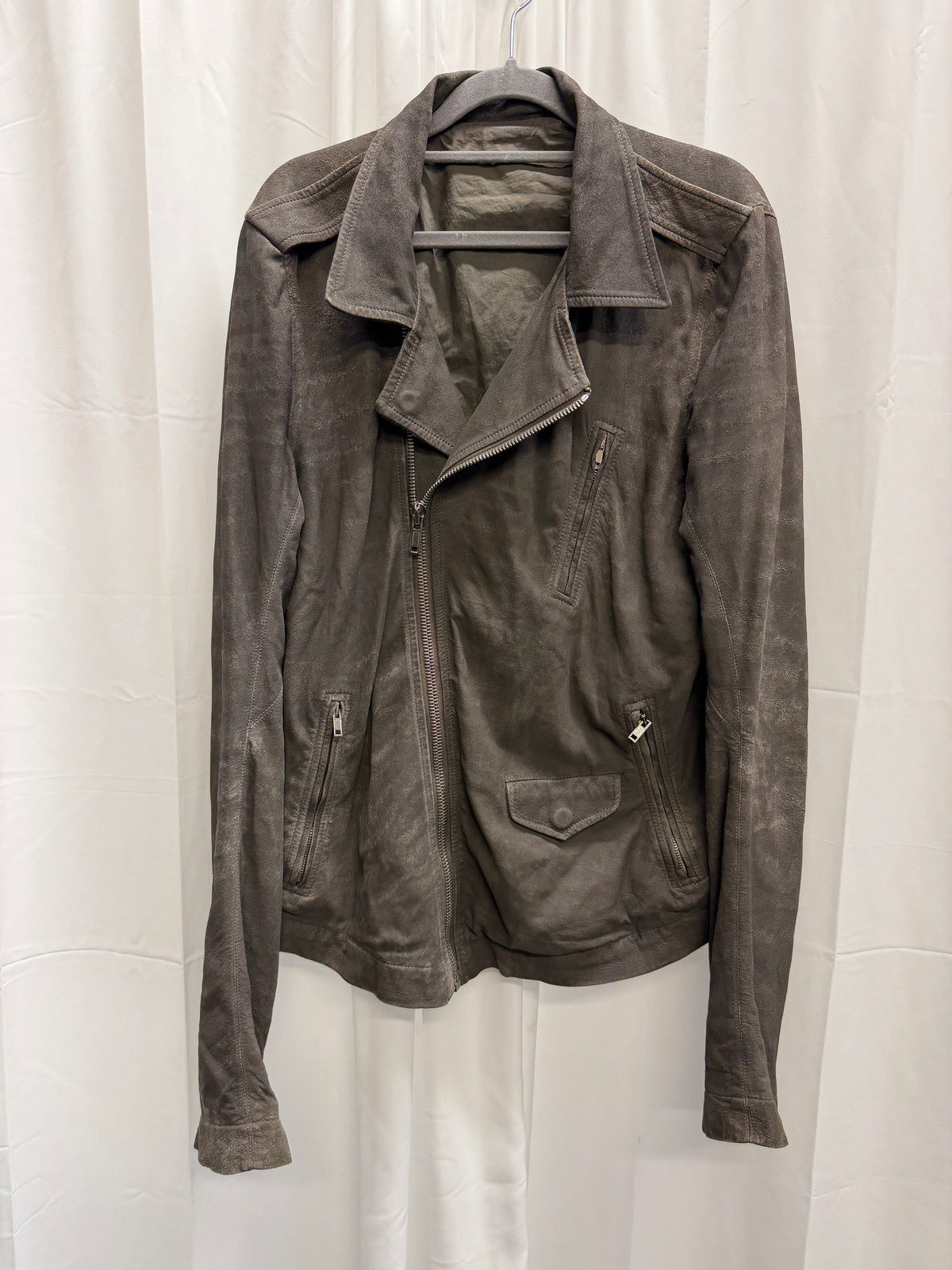 Rick Owens AW09 CRUST Blistered Lambskin Stooges Leather Jacket