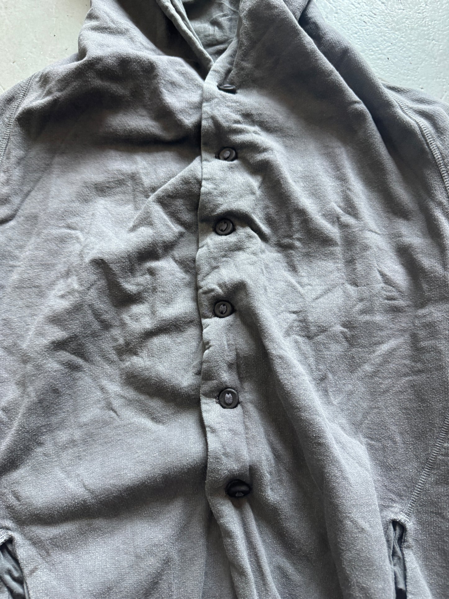 boris bidjan saberi aw09 curved button hoodie