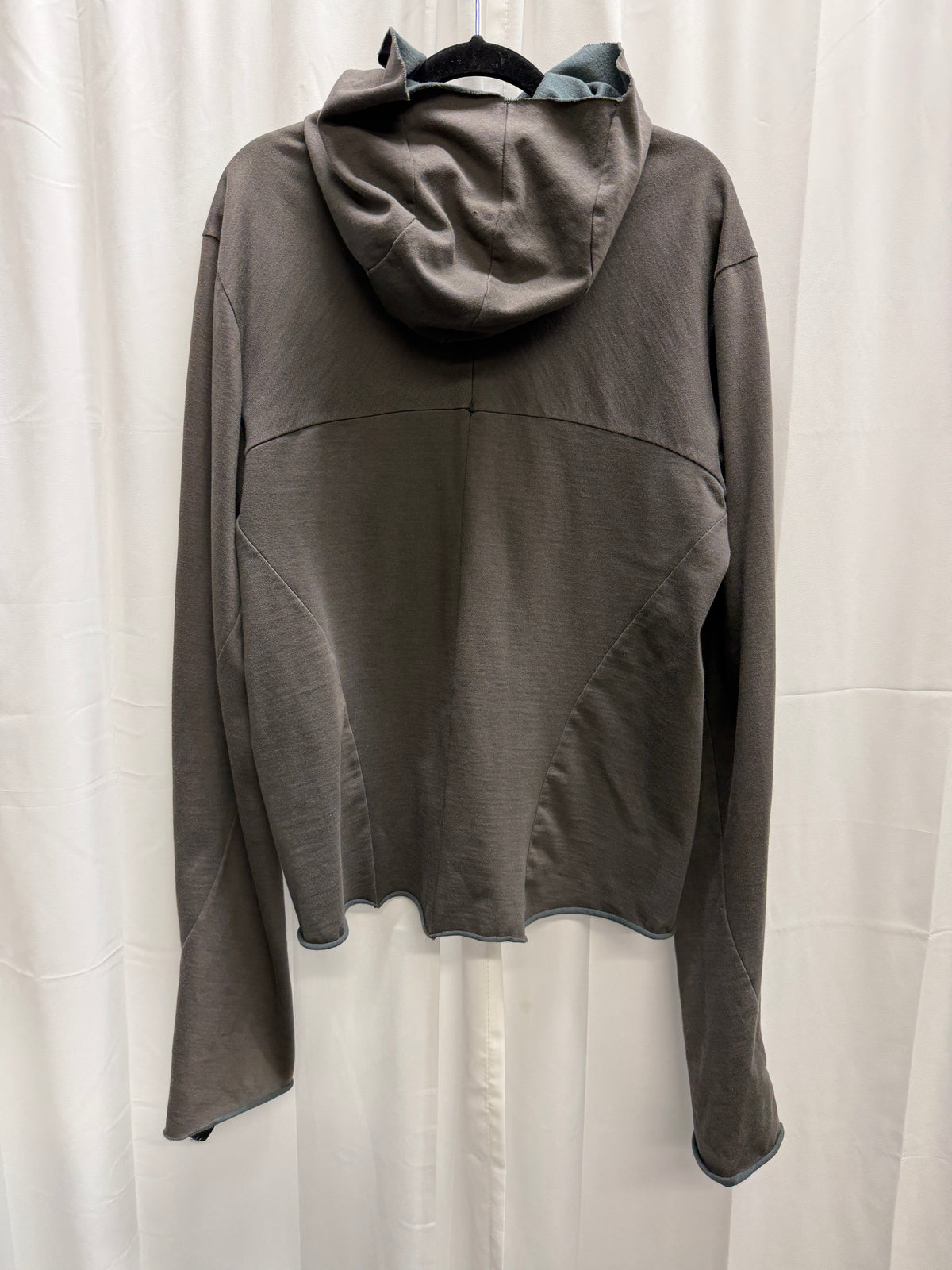 m.a+ Hooded One-Piece Aviator Jacket — Olive / Teal (M/L)