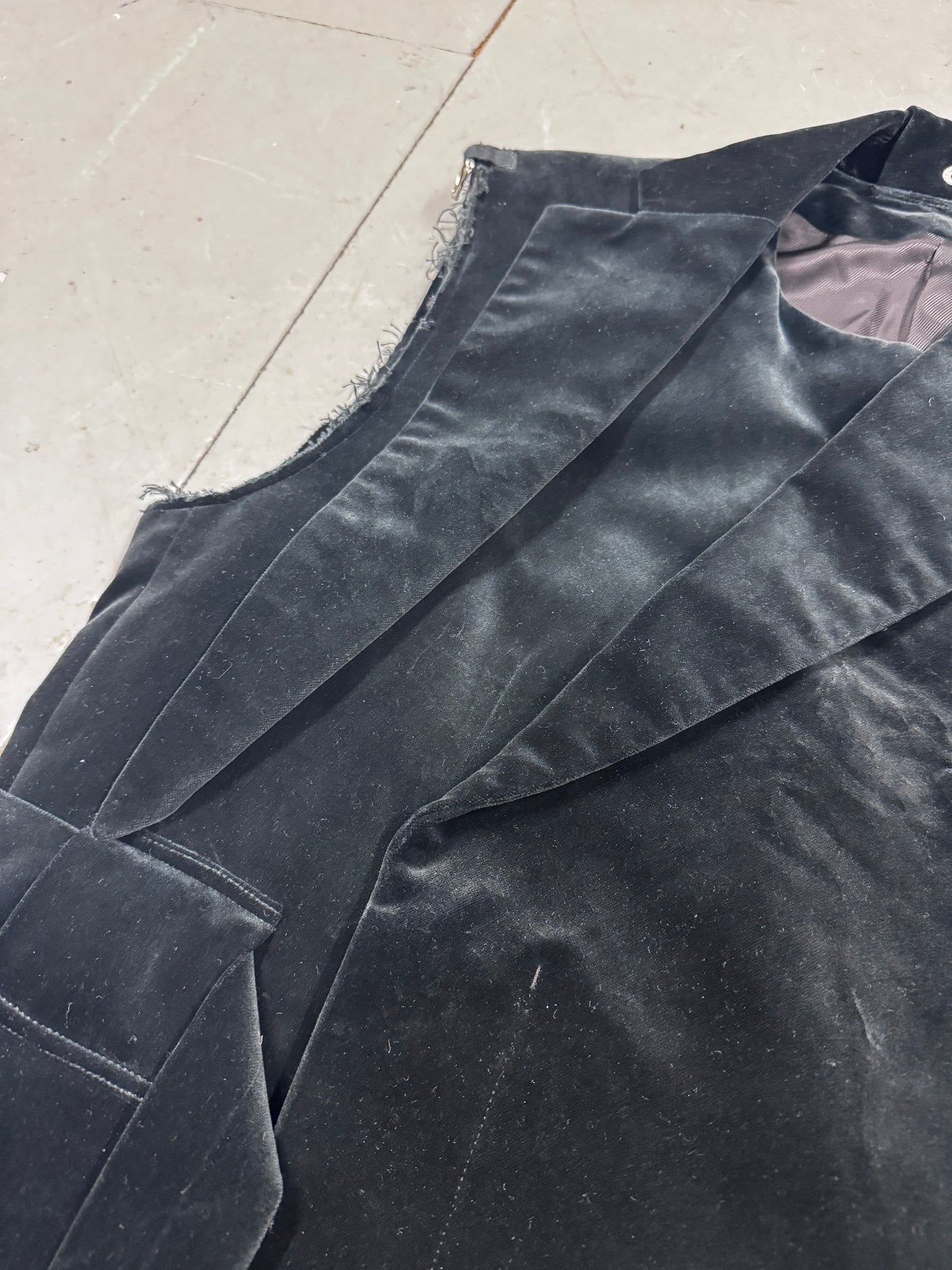 The Soloist Takahiro Miyashita Velvet Vest