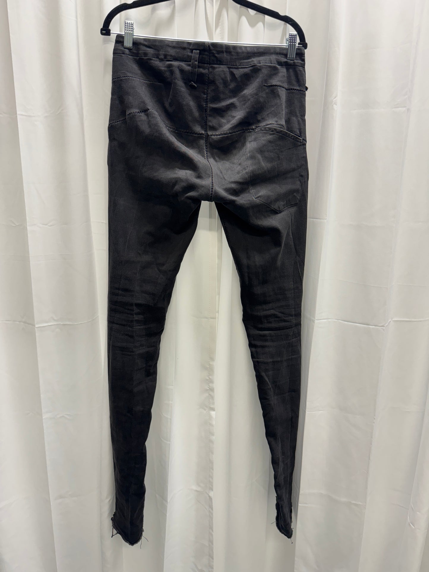 Zam Barrett Stretch Denim Overlocked Extended Leg Jeans