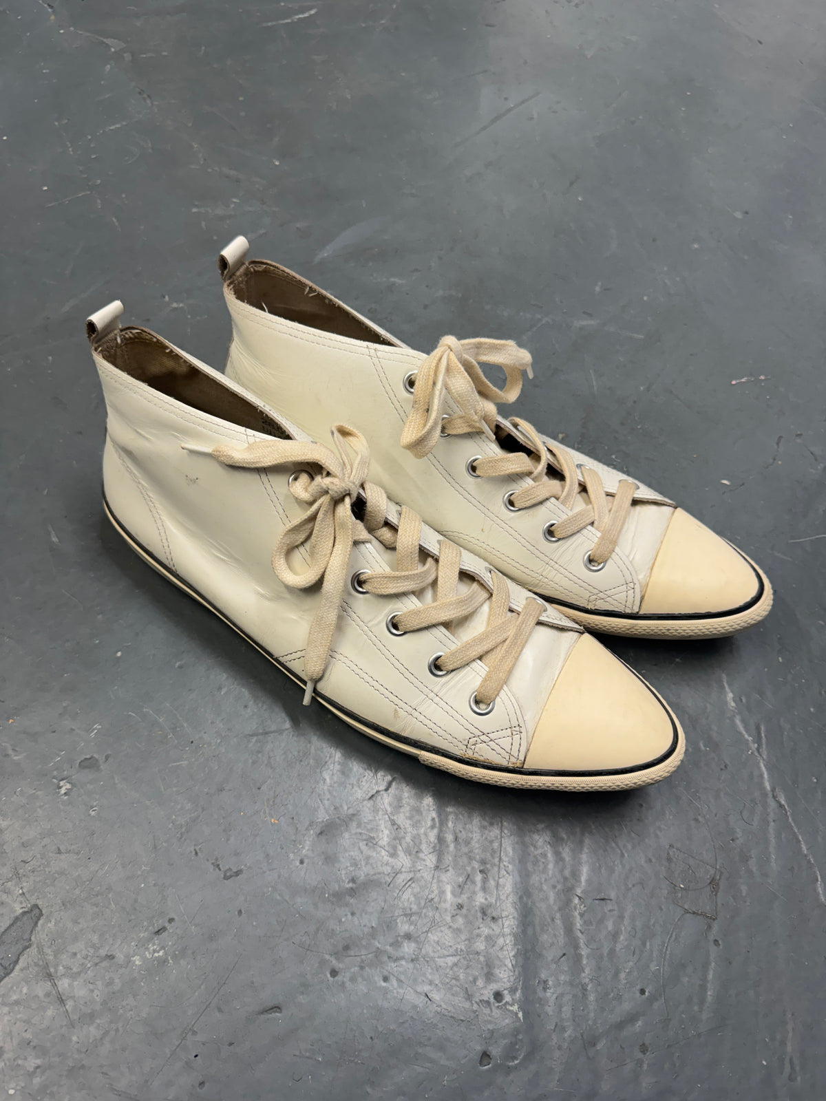 Comme Des Garcons Homme Plus SS17 Leather Pointed Toe Plimsole Sneaker 44