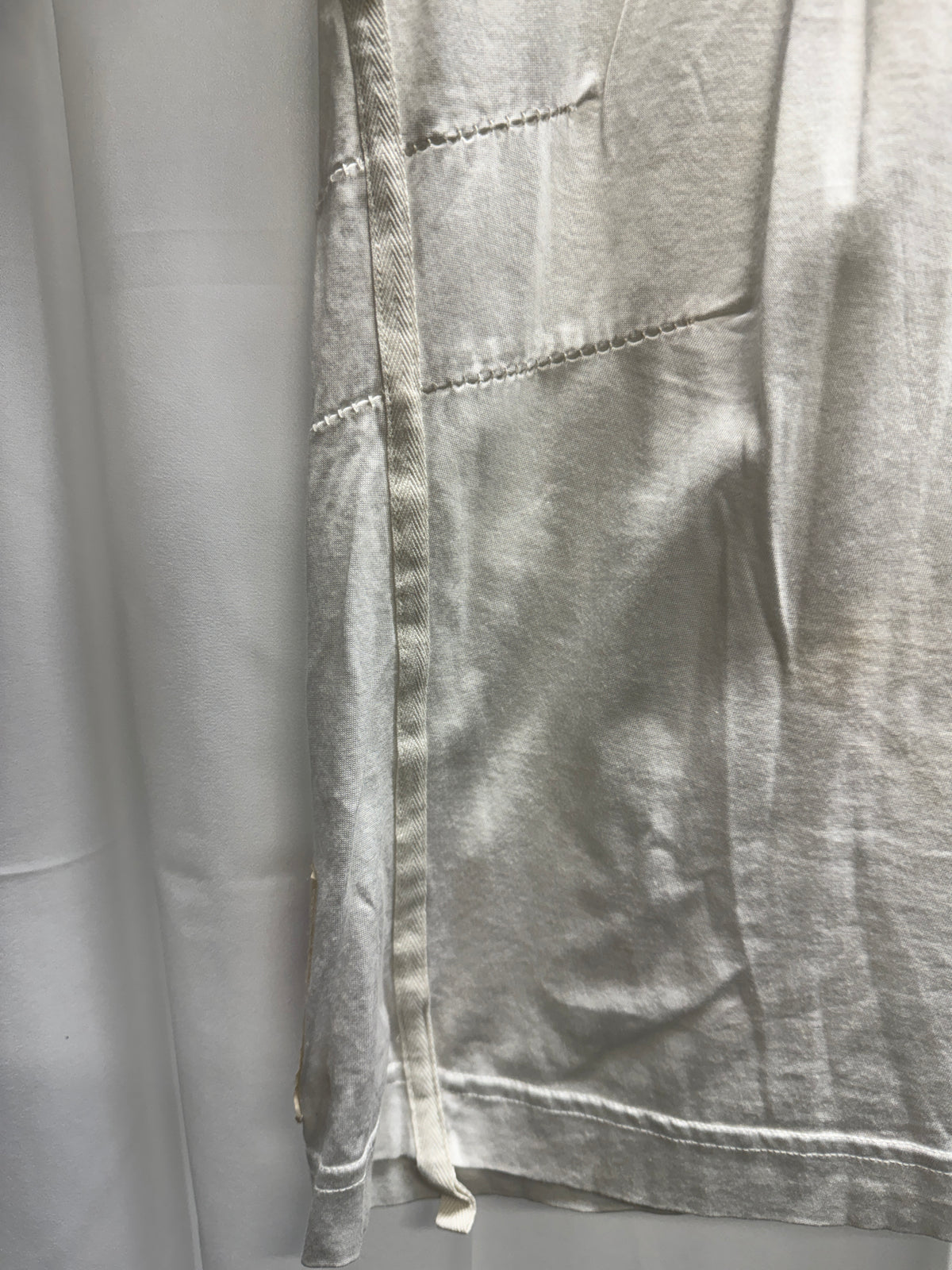 Michiko Koshino YEN JEANS Early 2000s Twisted Seam Layered Long Sleeve Top