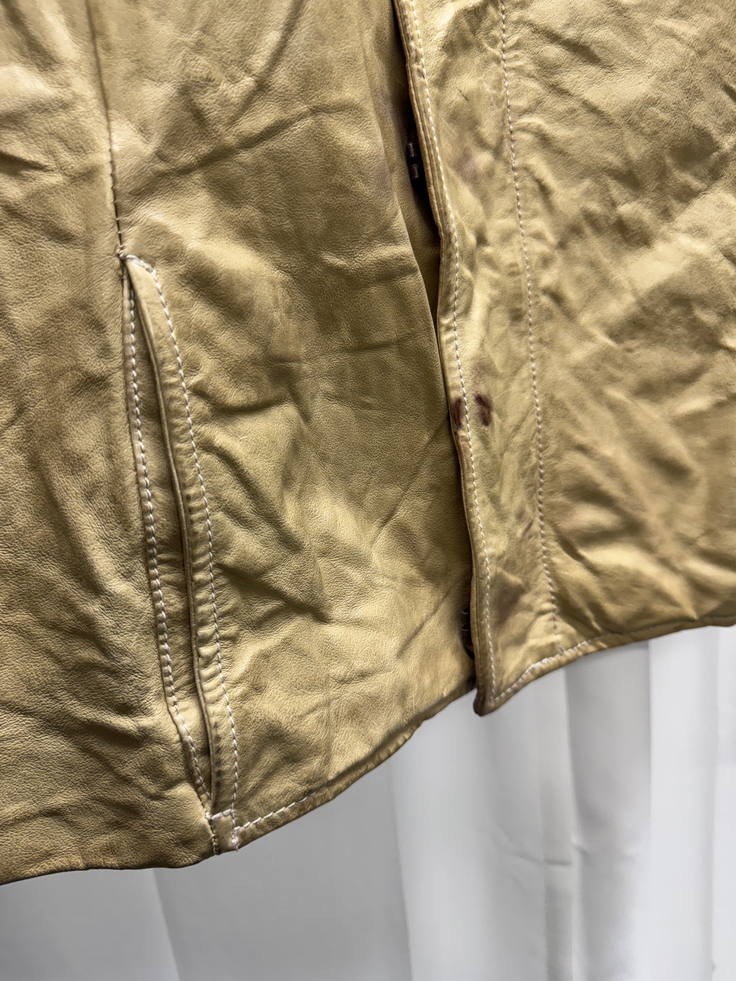 Carol Christian Poell S05 Dispossessed Patch Elbow Leather jacket