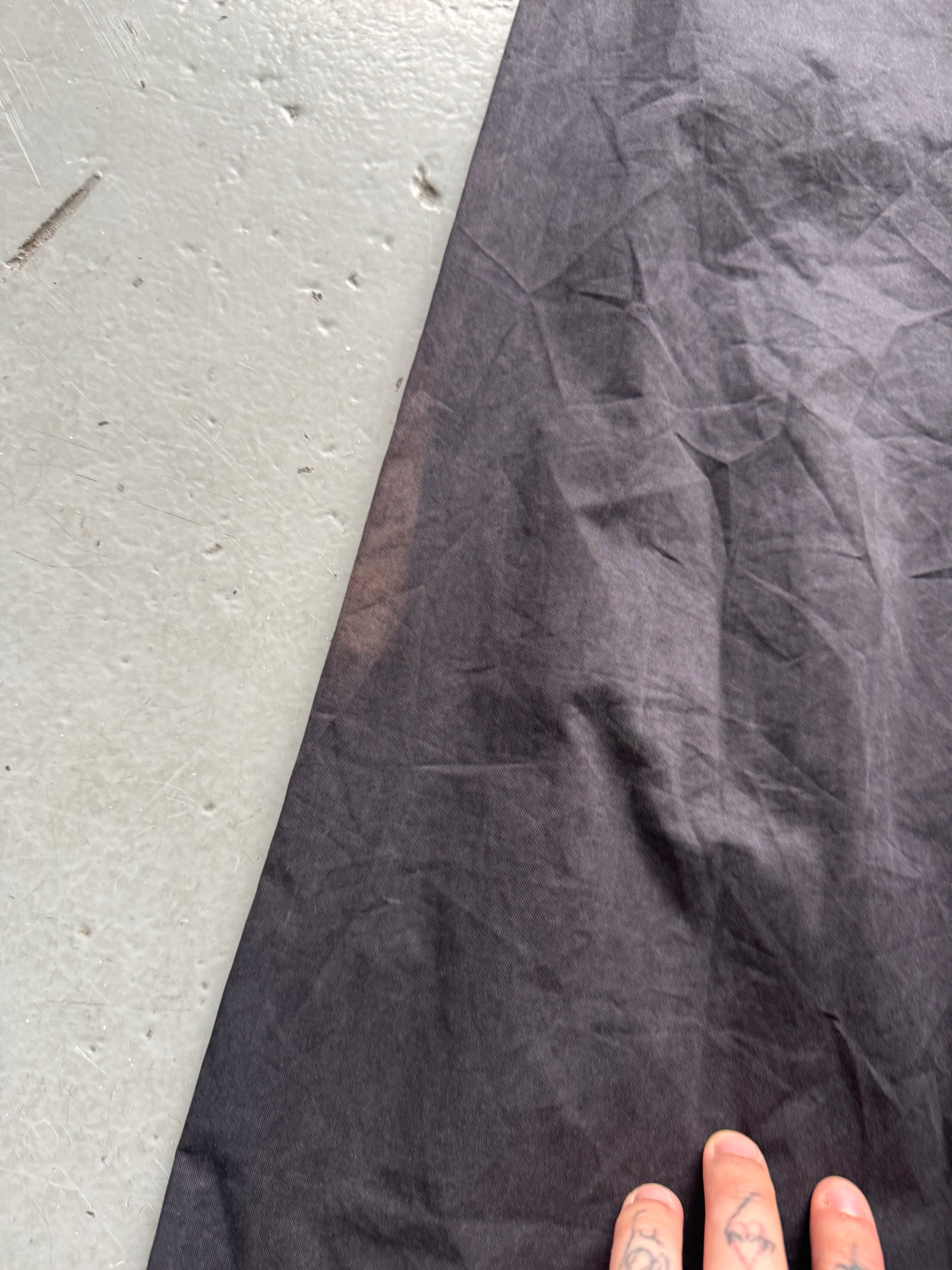 raf simons ss03 consumed metal detail wide pant