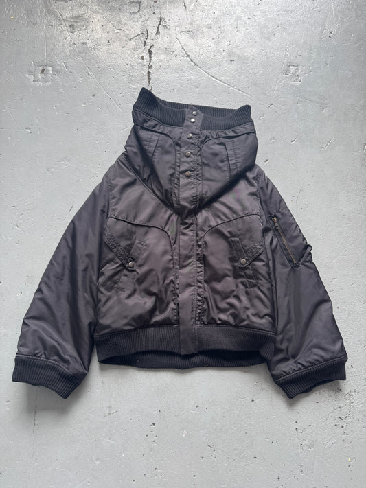 marjan pejoski double layer neck bomber