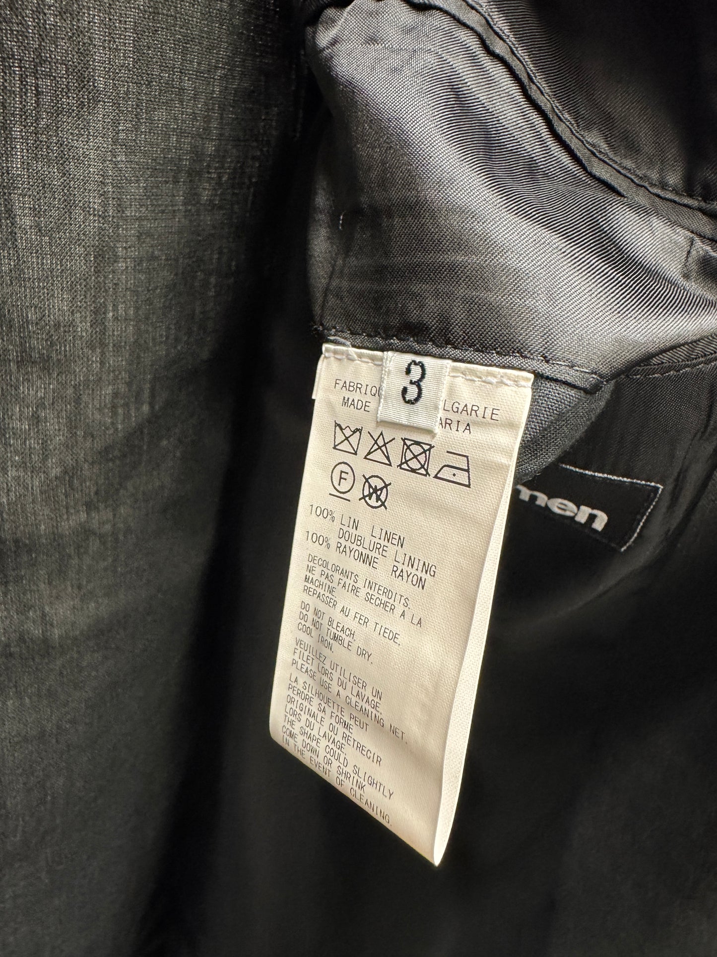 Yohji Yamamoto Y’s For Men, 4 Pocket Military Blazer Jacket