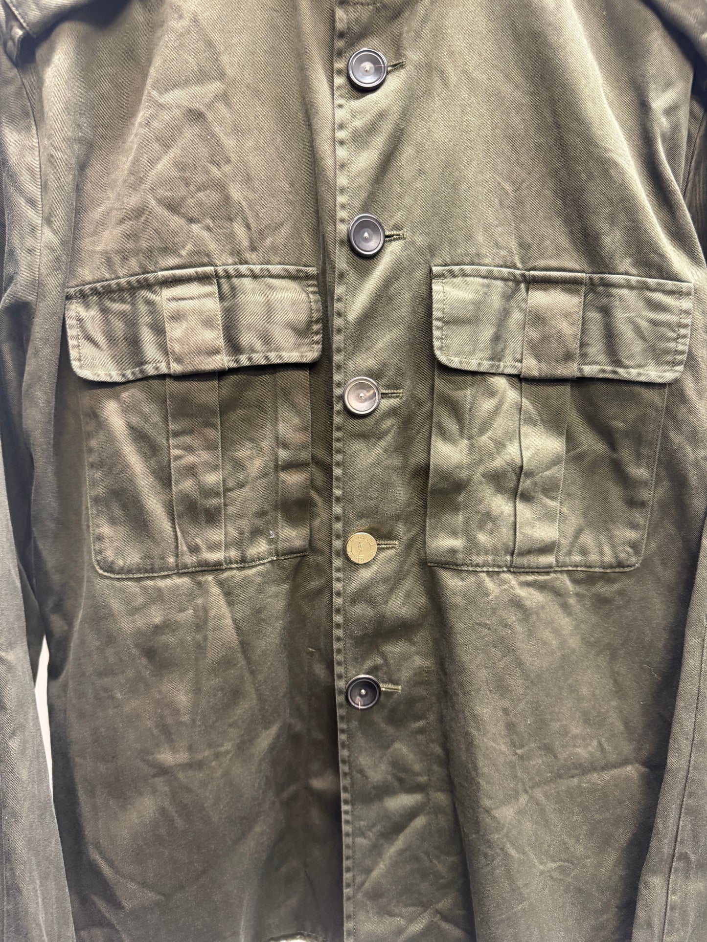 YSL Rive Gauche c.2007 Stefano Pilate 3D Military Jacket
