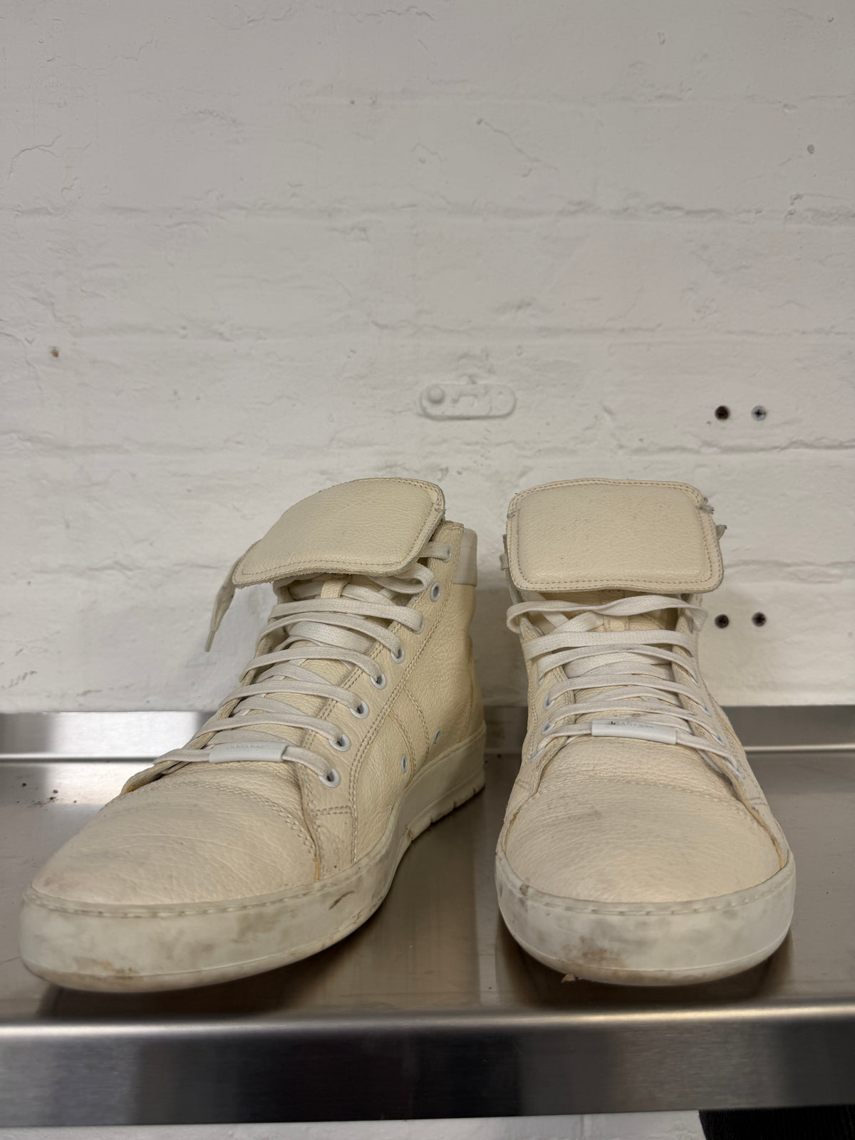 Dior Homme SS09 High-Top Leather Sneakers (44)
