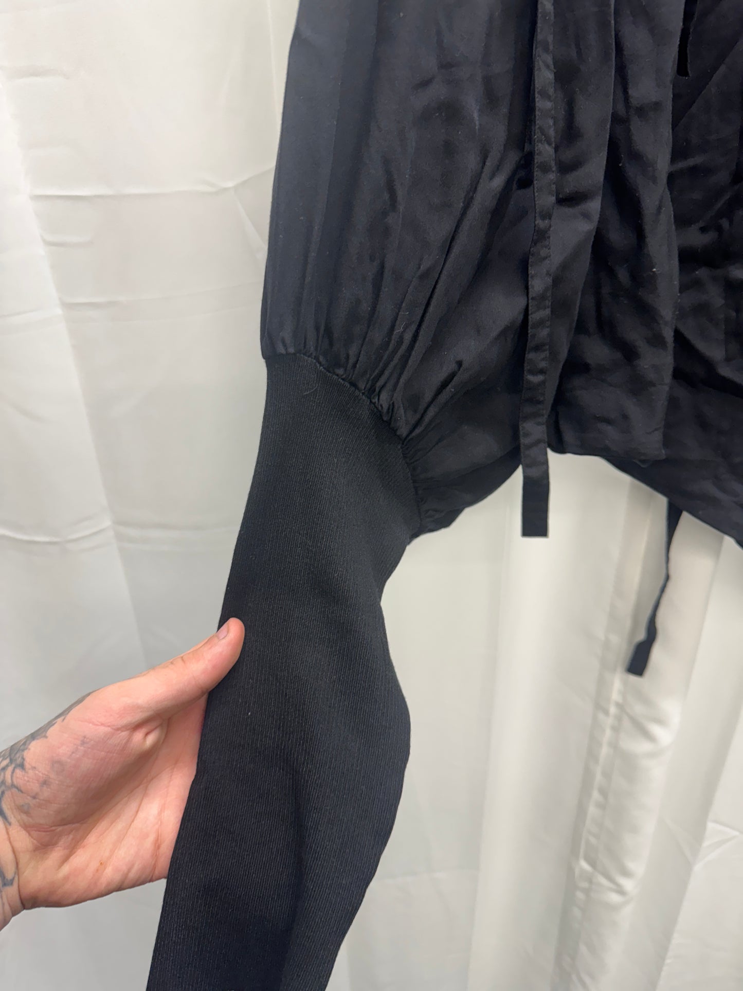 Y’s Adjustable Drop Crotch Leather Strap Trouser / Skirt