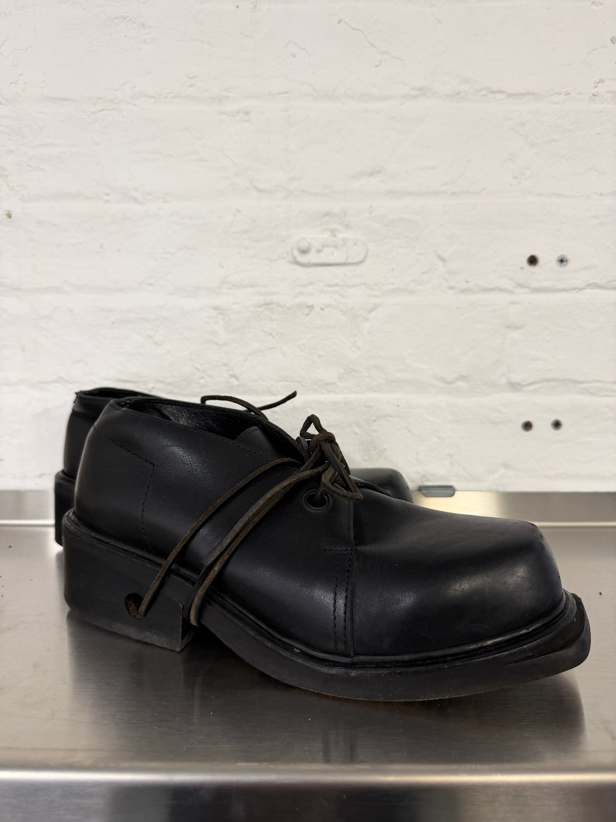Dirk Bikkembergs Bungee Lace Wrap Leather Derby