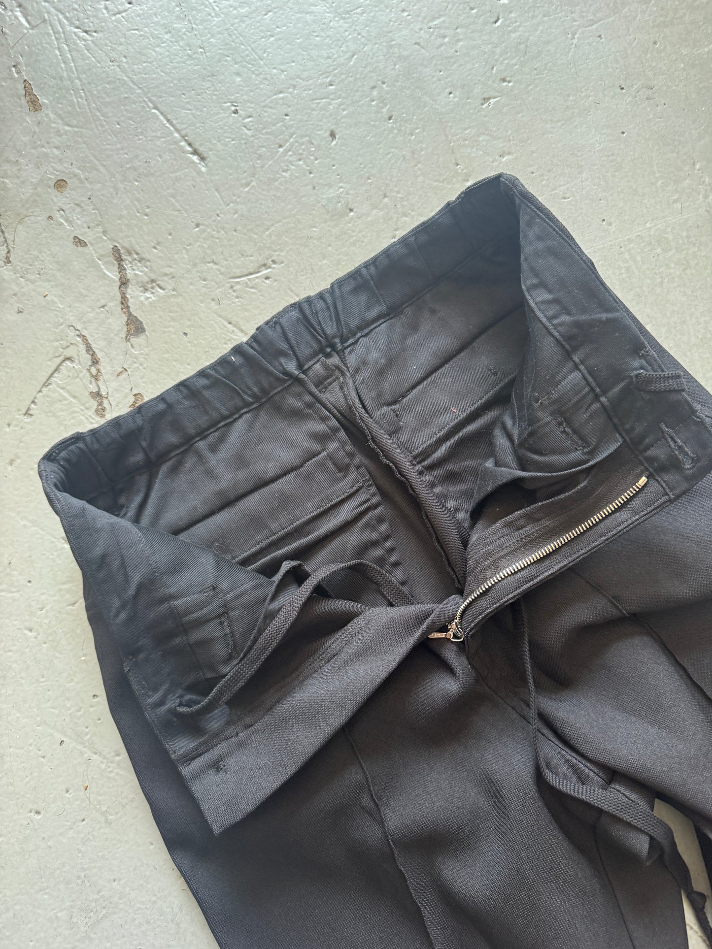isamu katayama sewn pleat flare trouser