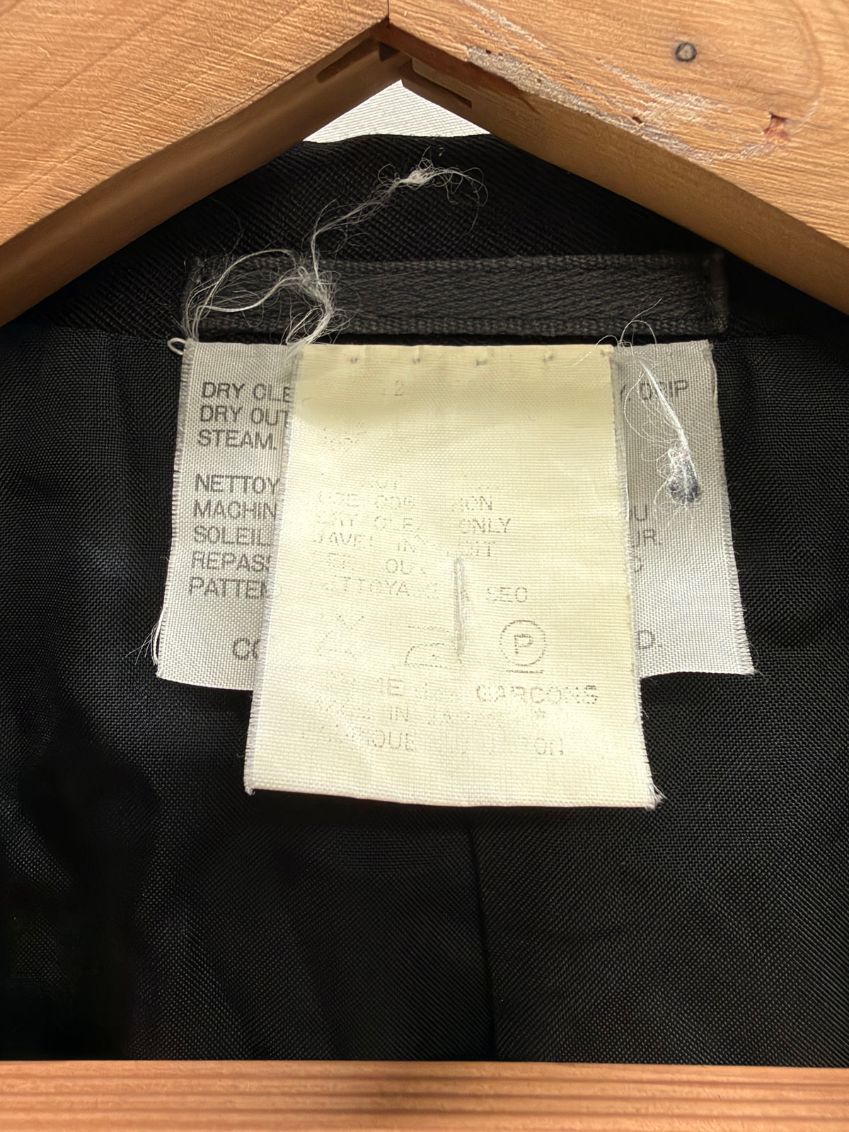 Comme des Garçons Homme Plus AD1991 Extreme Shoulder Single Button Wool Blazer