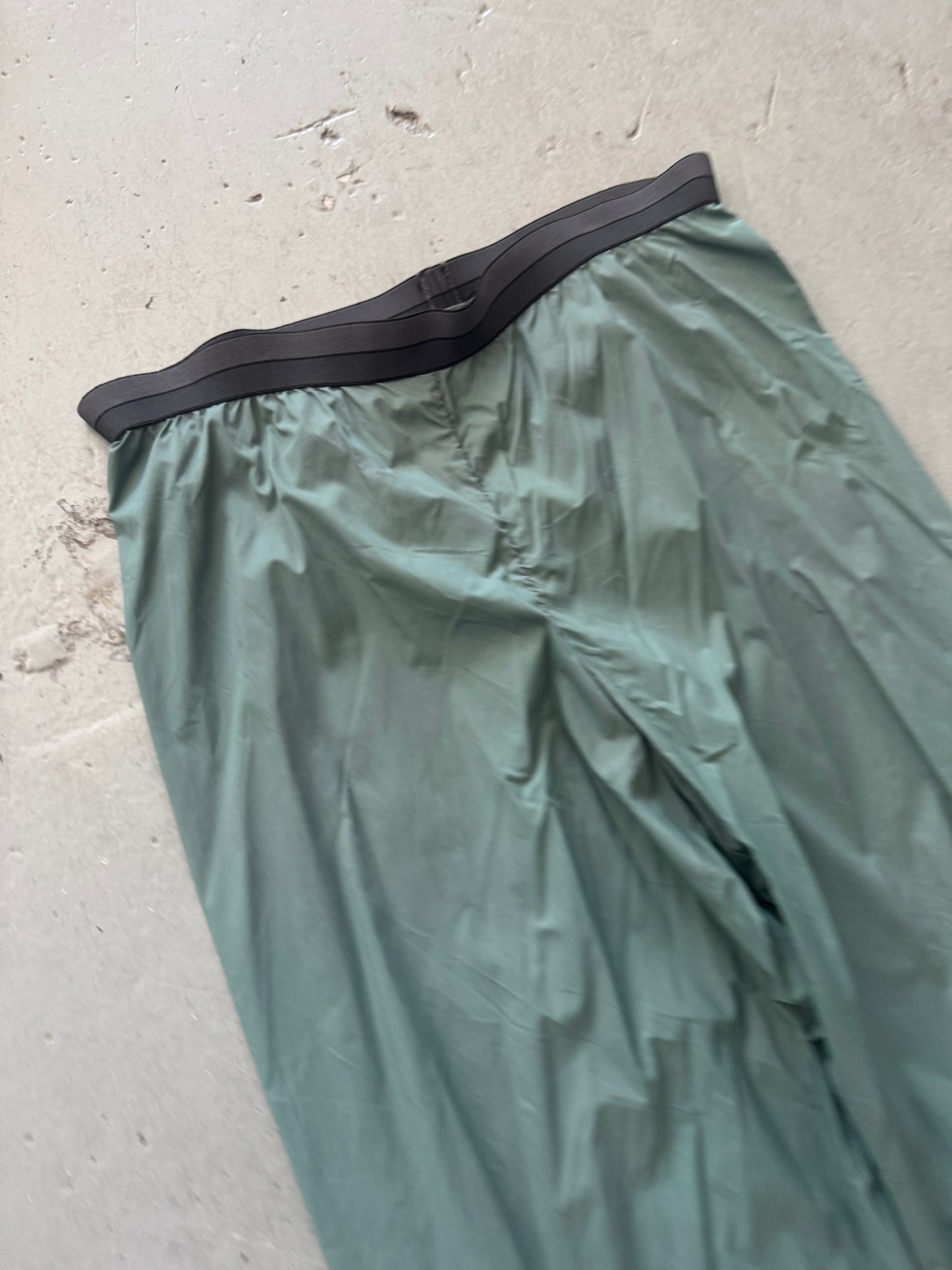 raf simons ss97 wide leg elastic trouser